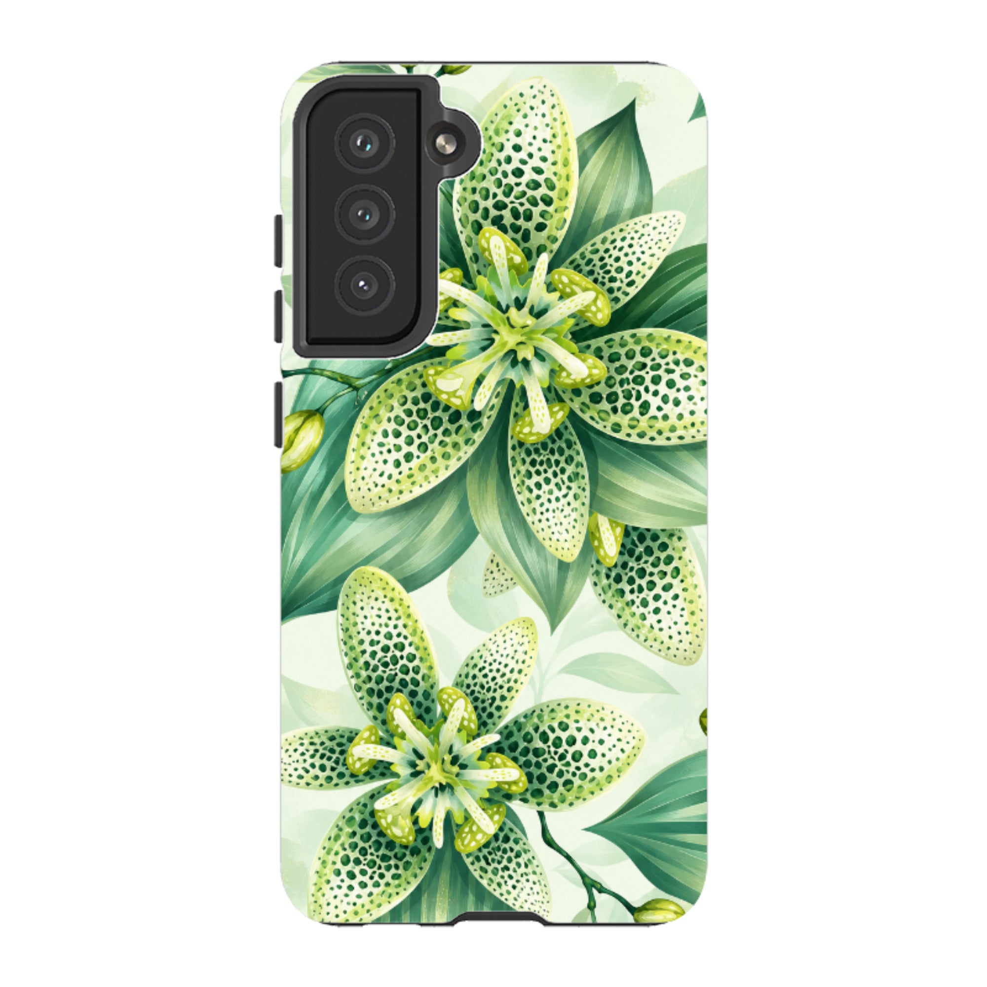 Samsung Tough Case - Sage Green Lily