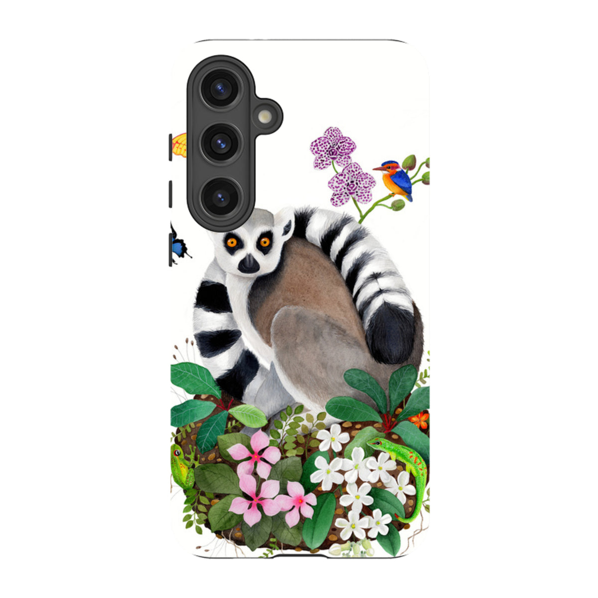 Samsung Tough Case - Madagascar Lemur By Bex Parkin
