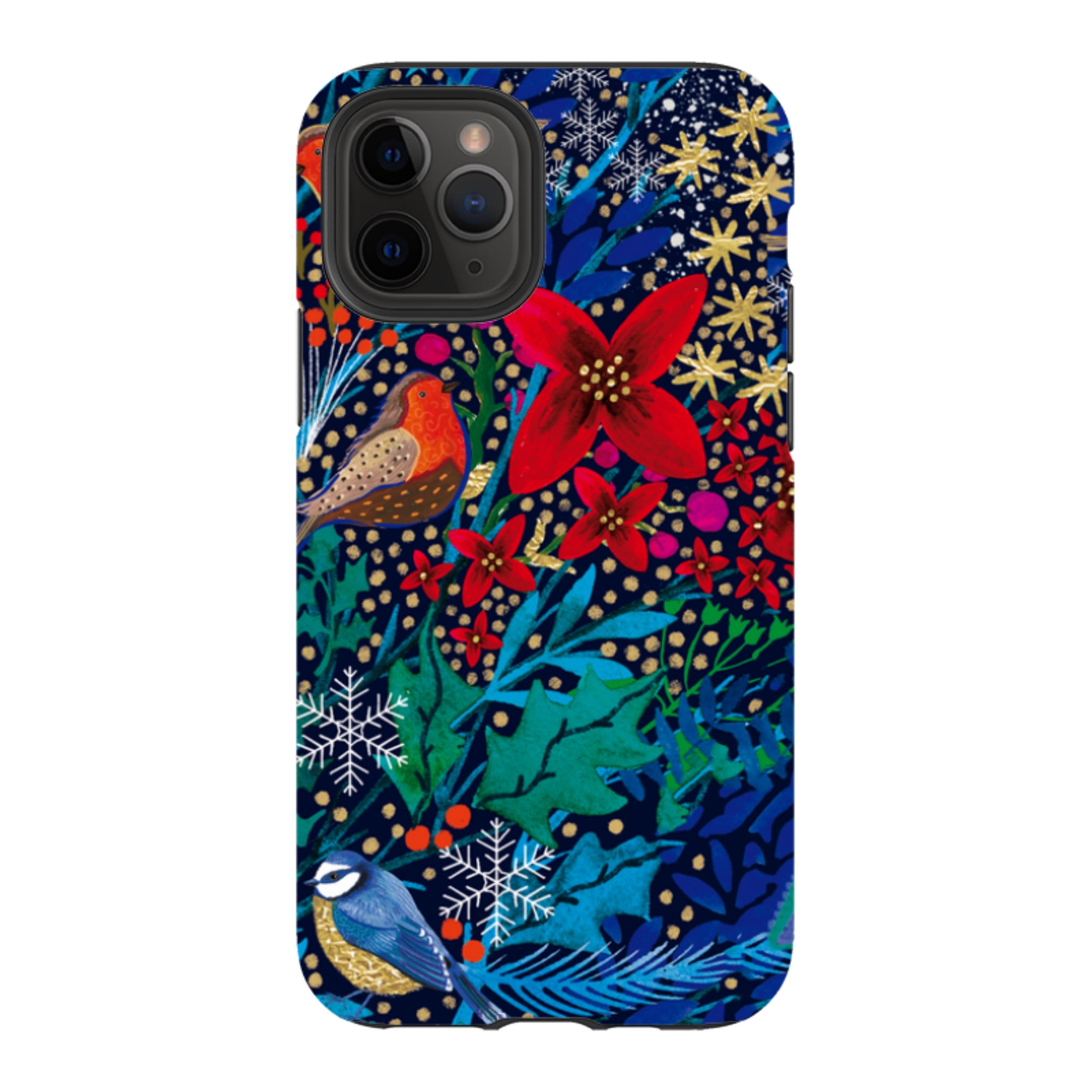 iPhone Tough Case - Xmas Robin II By Emma Frances Grant