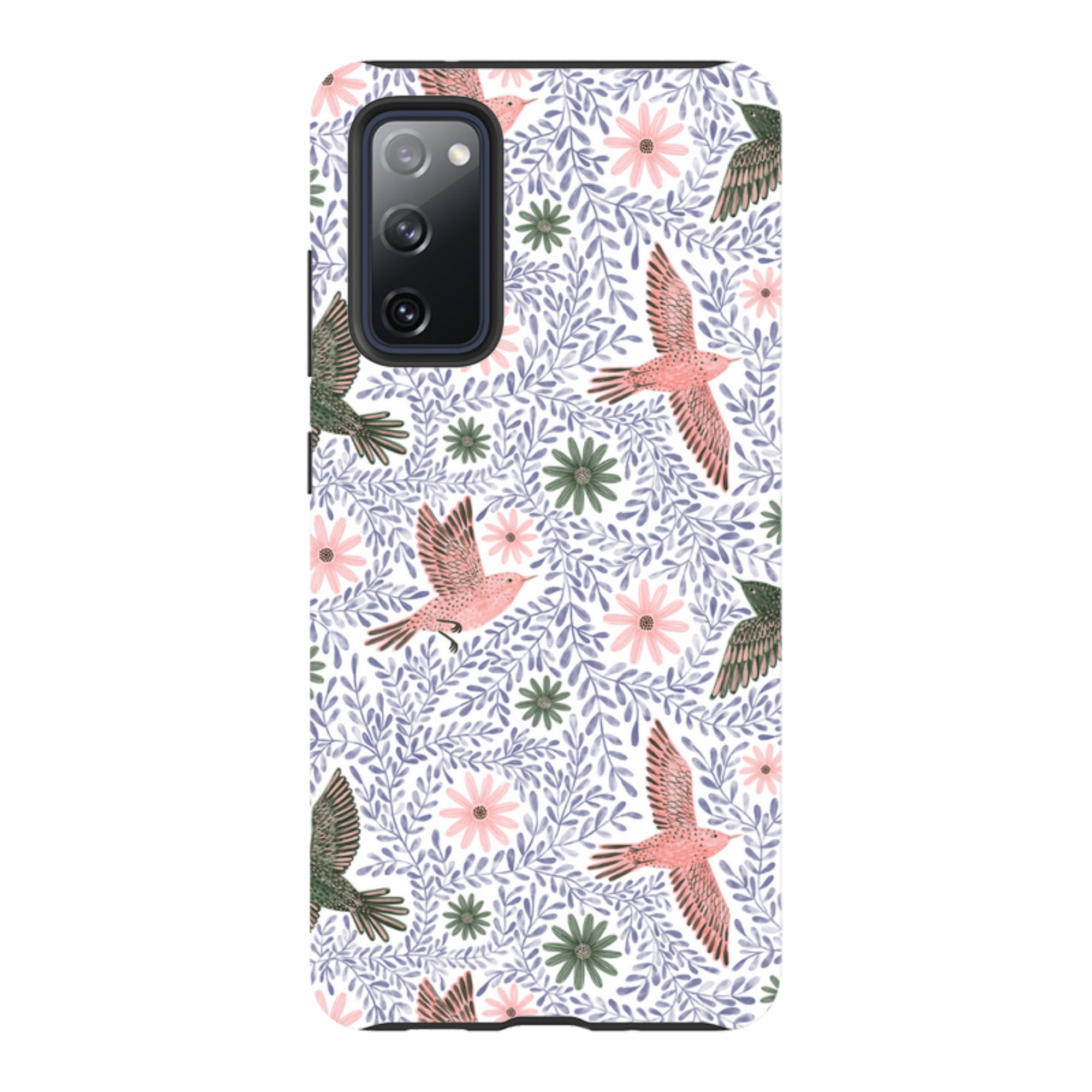 Samsung Tough Case - Bird Pattern Blue By Lee Foster Wilson
