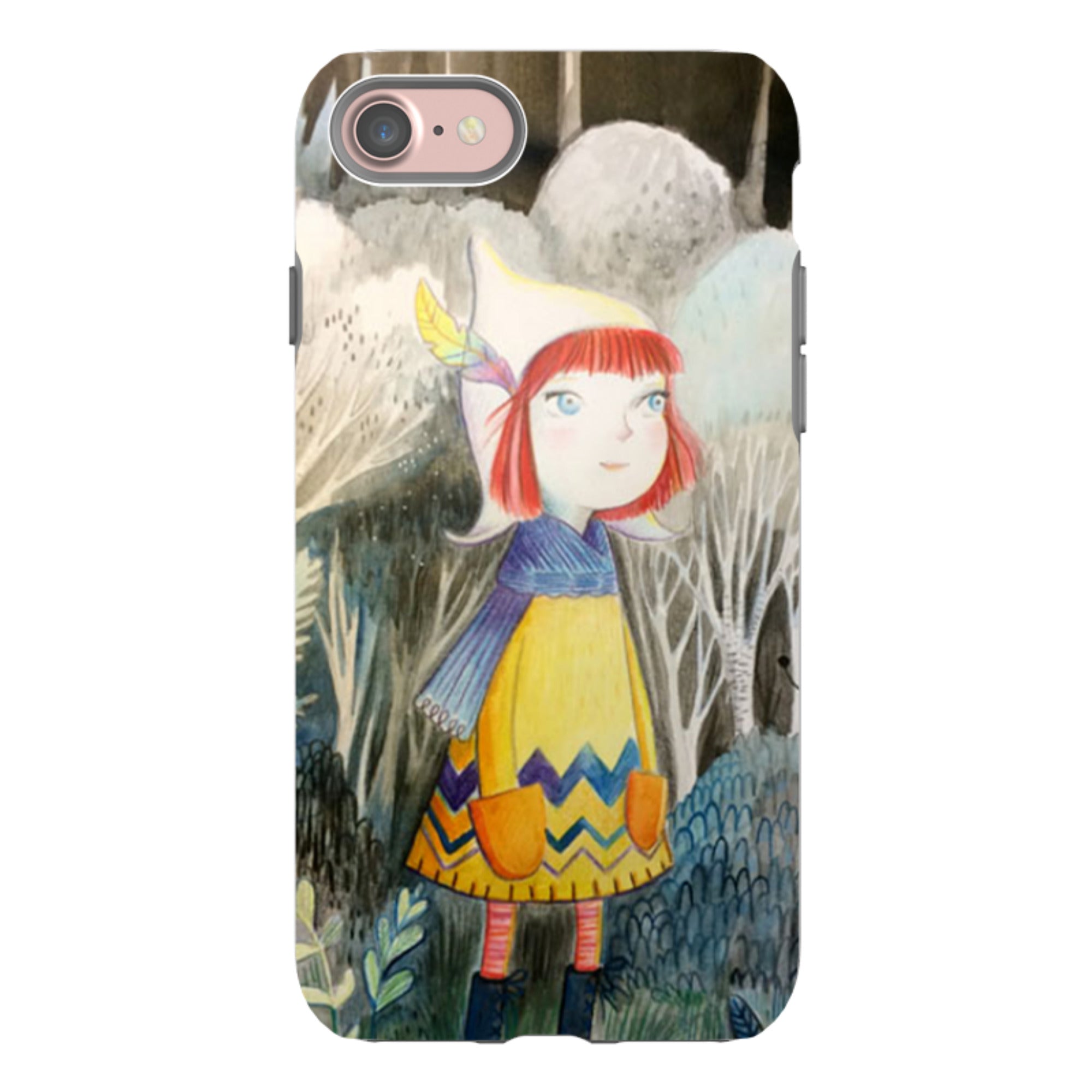 iPhone Tough Case - Honeykeys Girl By Mia Underwood
