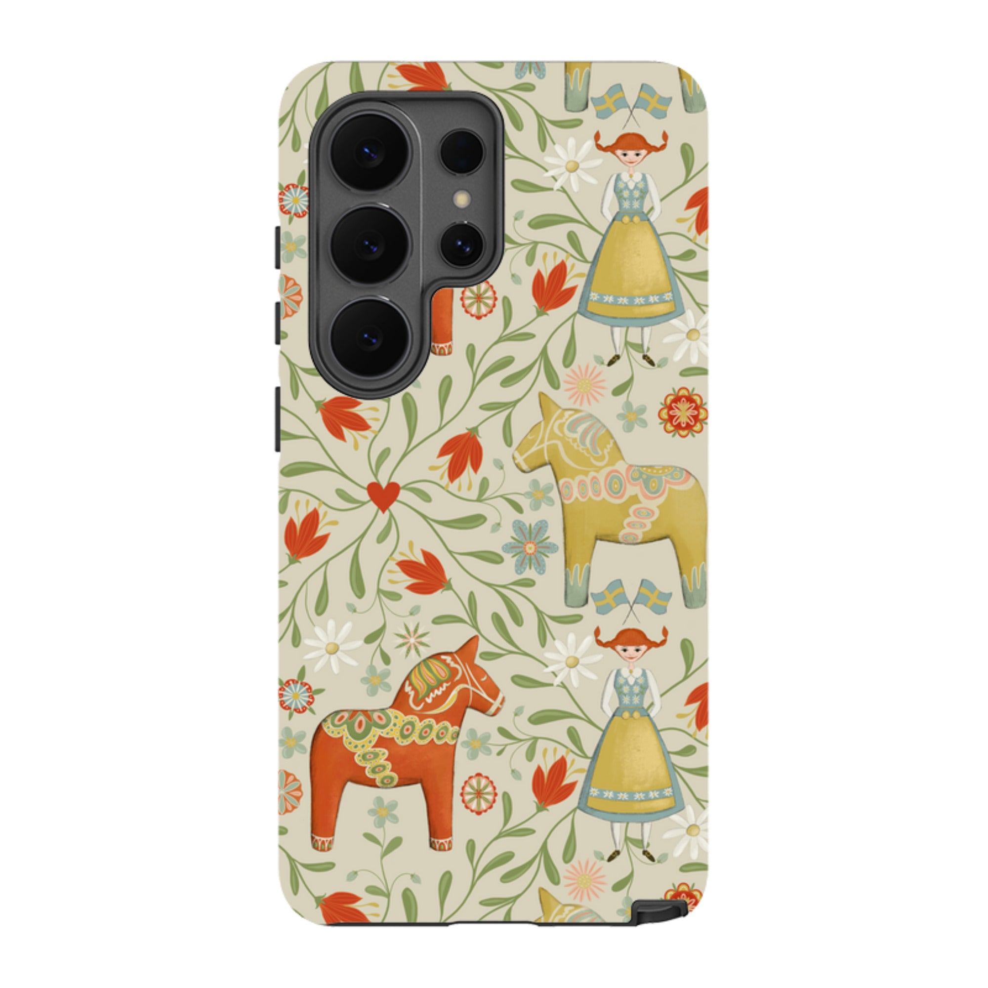 Samsung Tough  Case - Dala Horse By Maja Lindberg