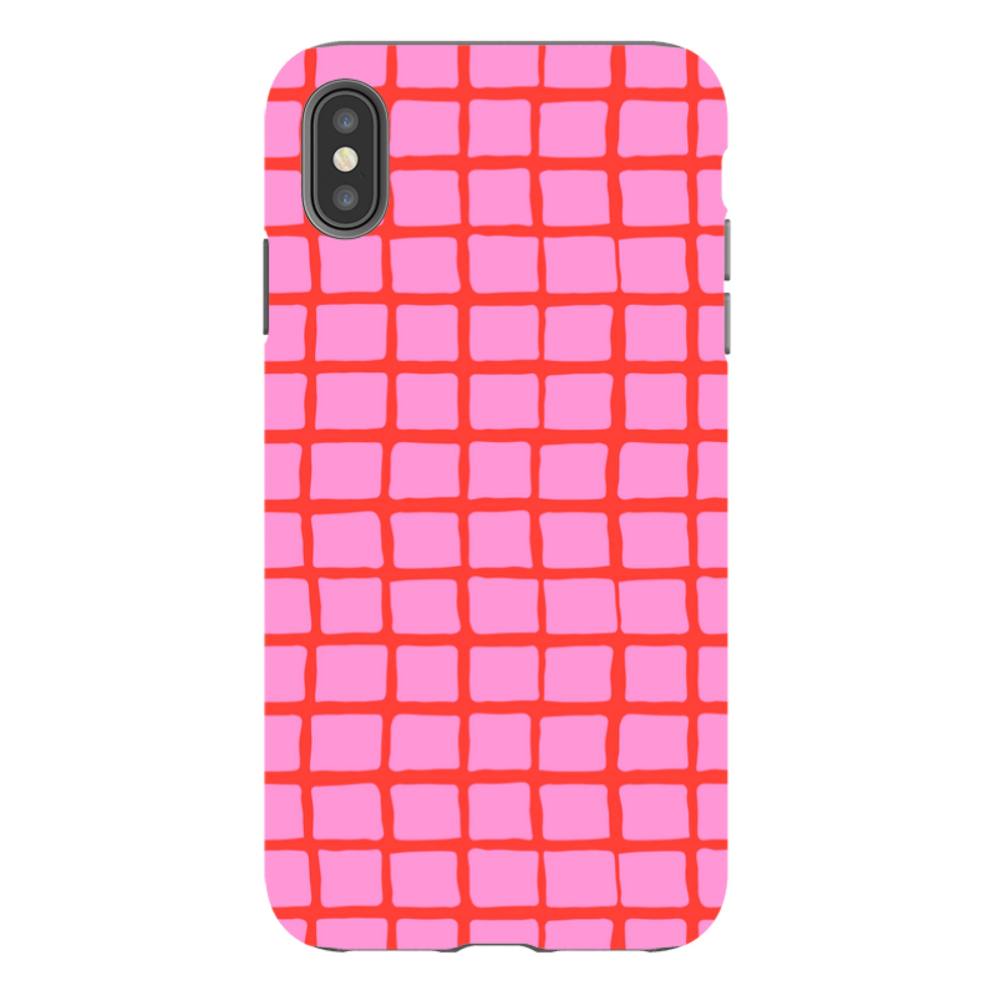 iPhone Tough Case - Pink Tiles