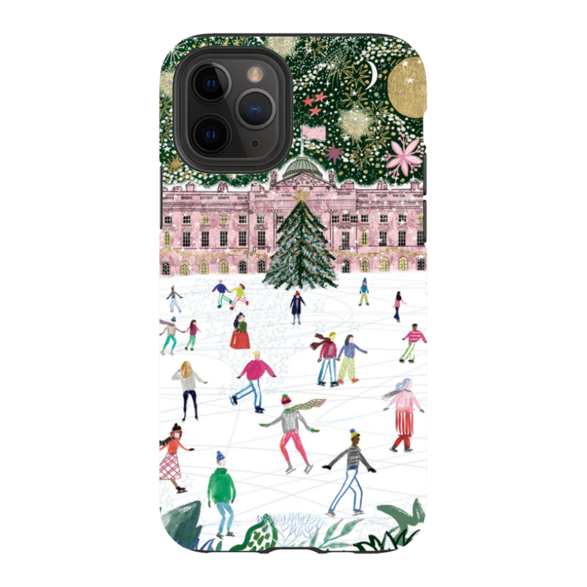 iPhone Tough Case - Skating At Somerset House By Emma Frances Grant