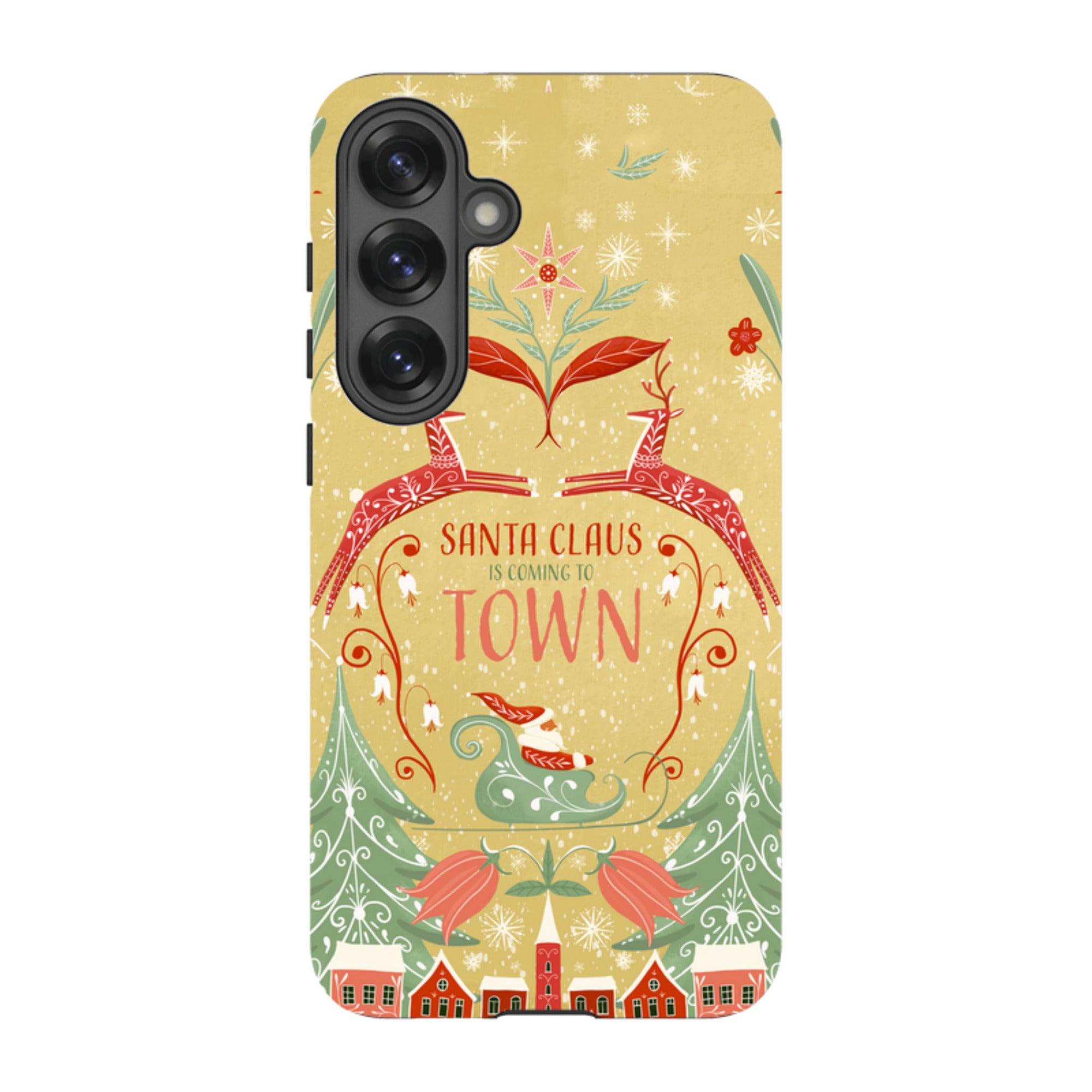 Samsung Tough Case - Santa Claus Is Coming To Town By Maja Lindberg