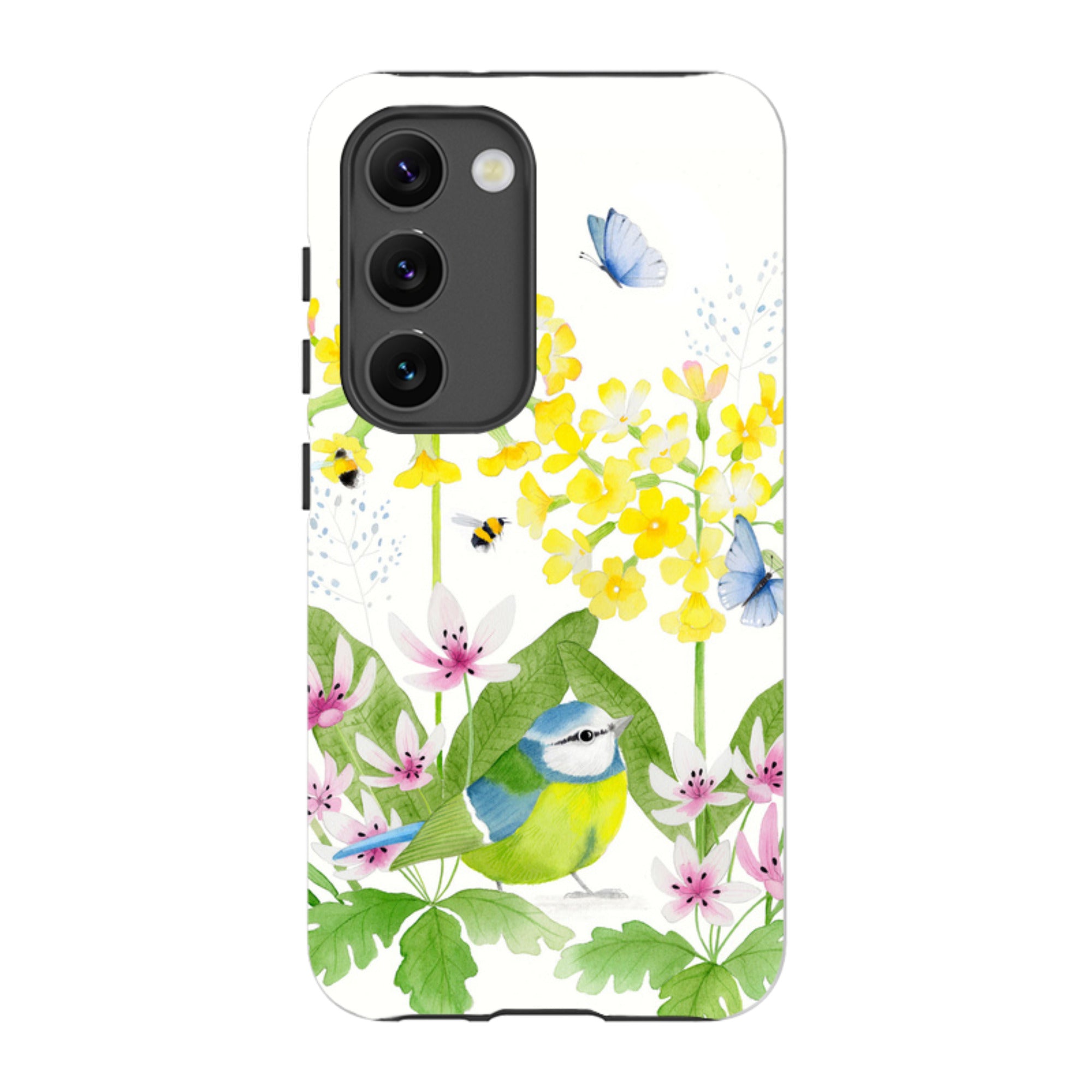 Samsung Tough Case - Blue Tit Garden By Bex Parkin