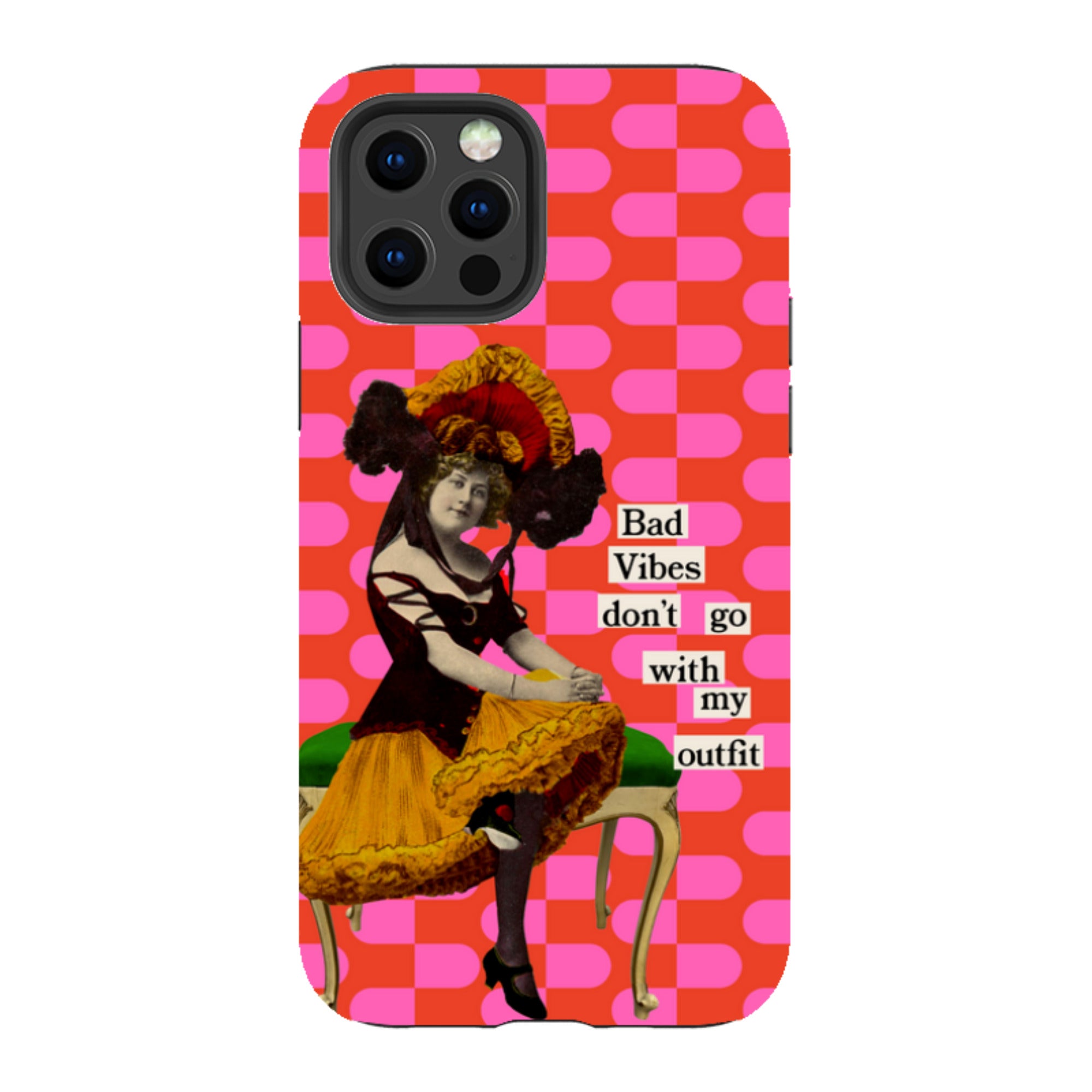 iPhone Tough Case - Bad Vibes By Clare Jordan