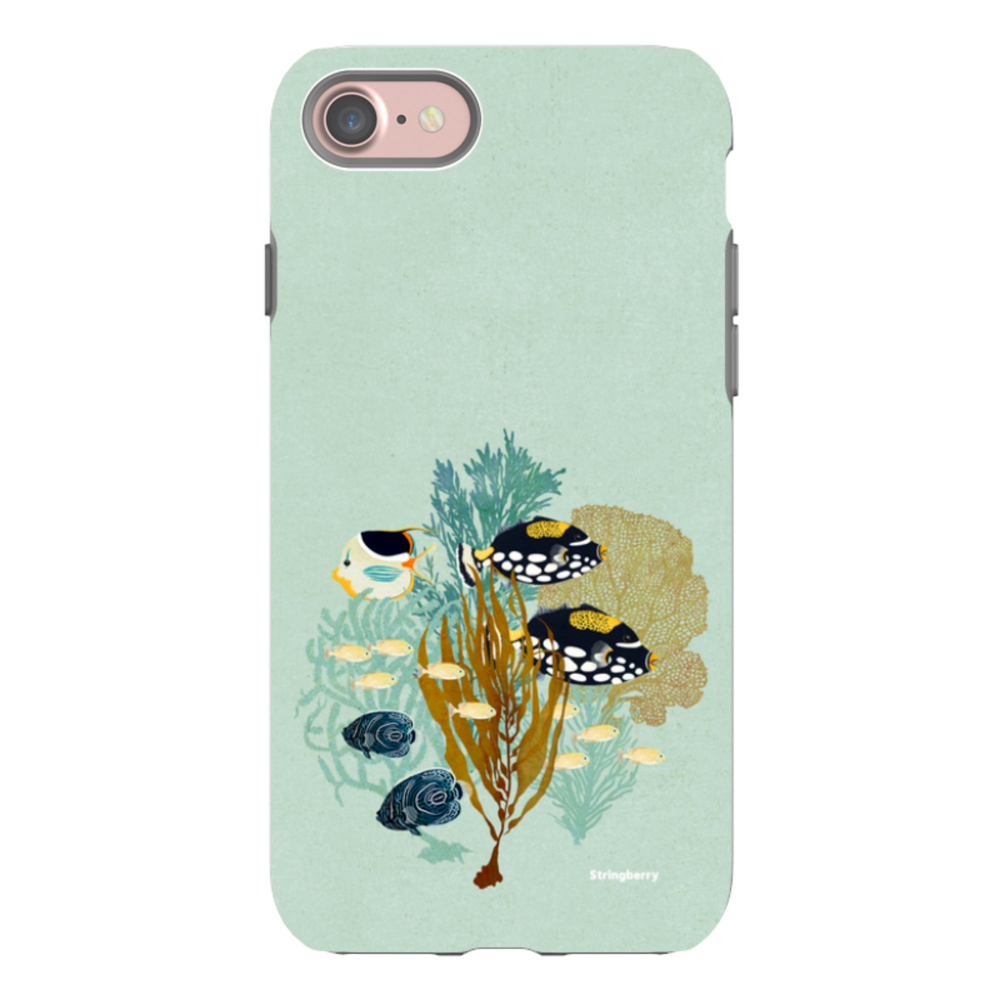 iPhone Tough Case - Fish Town By Katherine Quinn