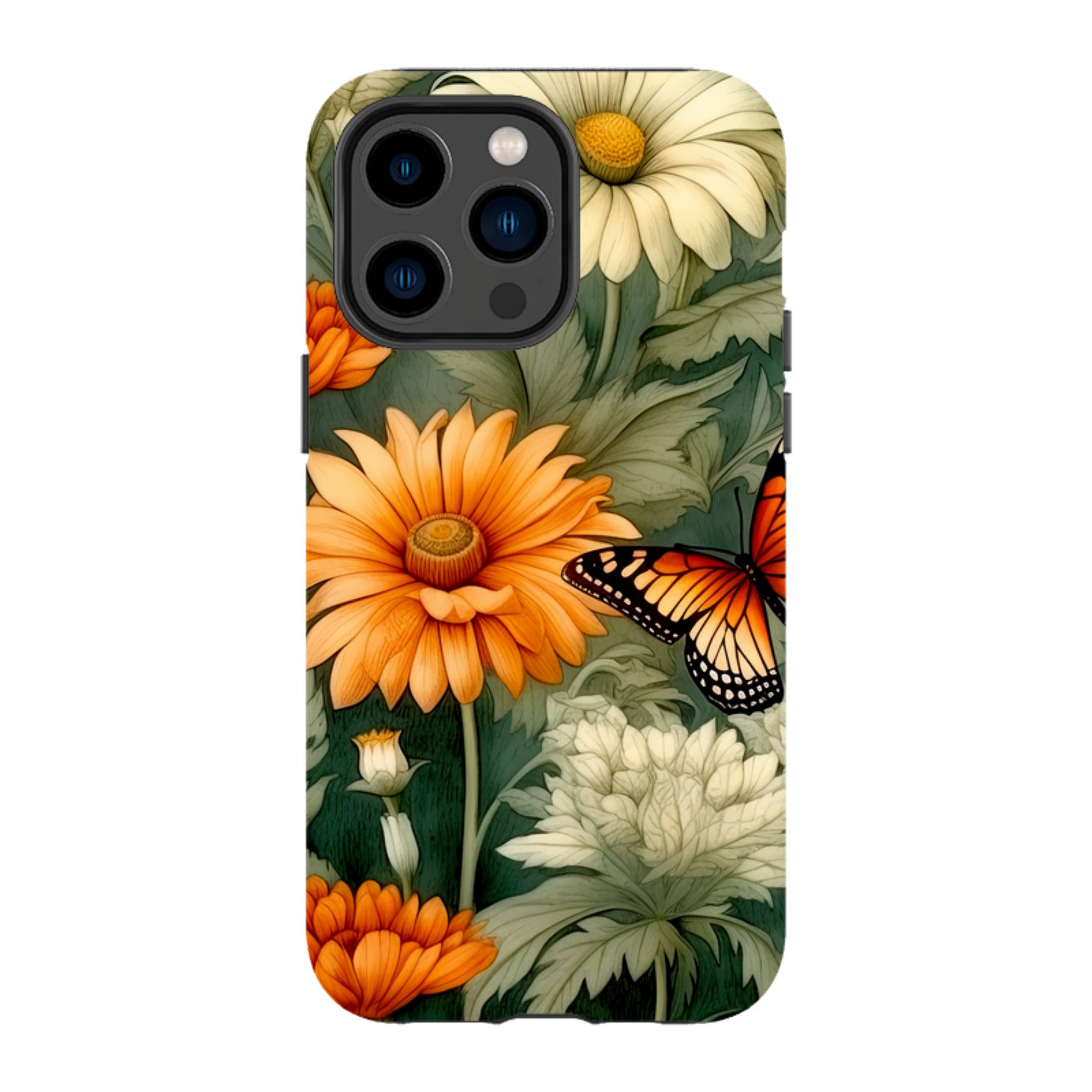 iPhone MagSafe Tough Case - Butterfly Daisies IV