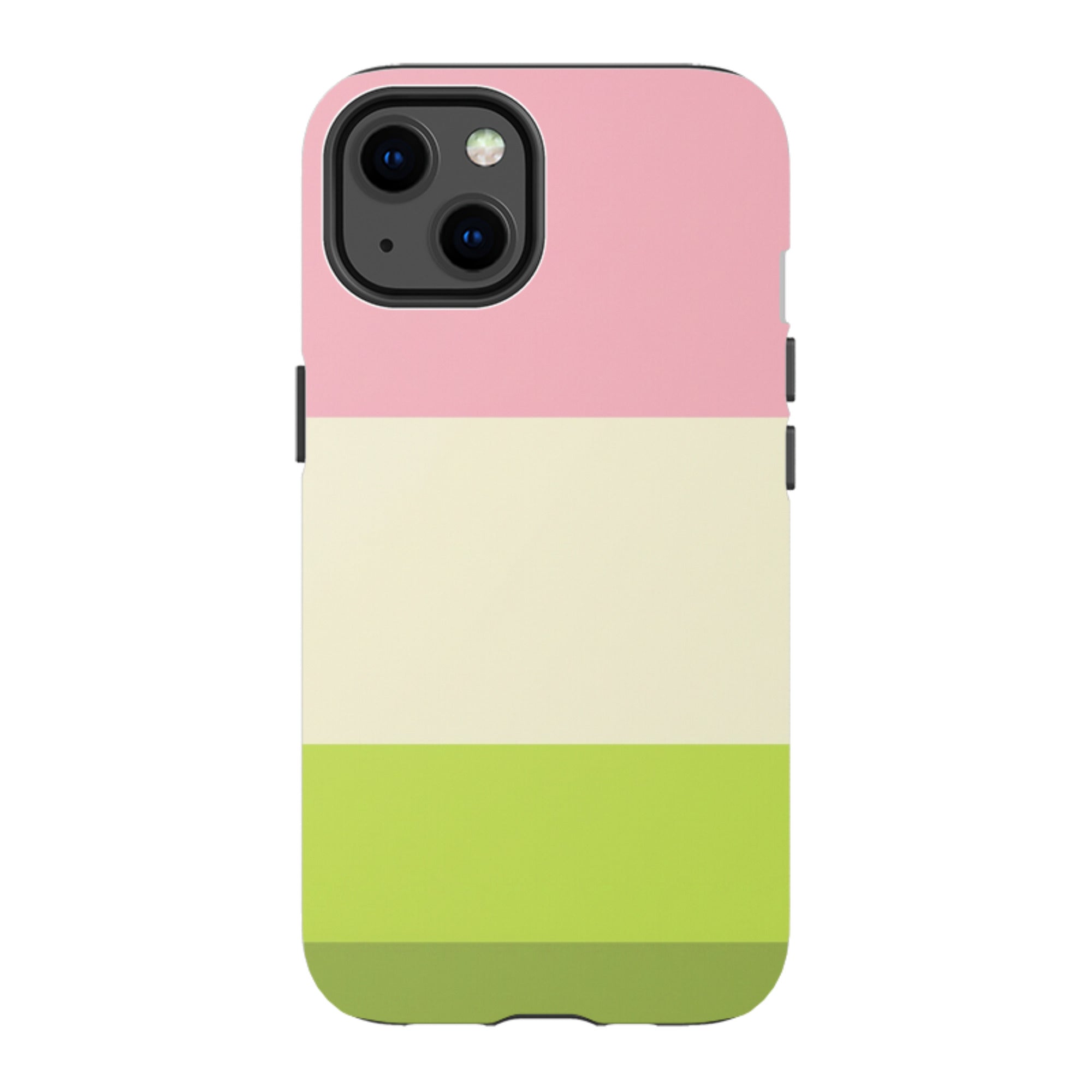 iPhone Tough Case - Pink & Sage Green