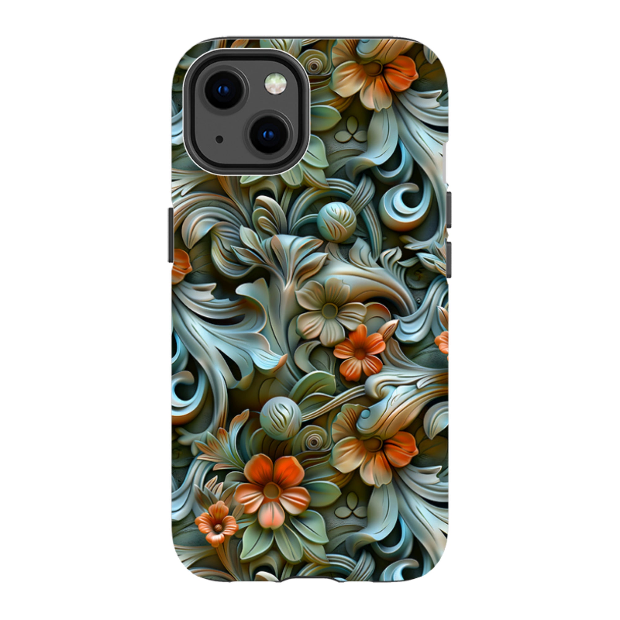 iPhone Tough Case -Clover Floral