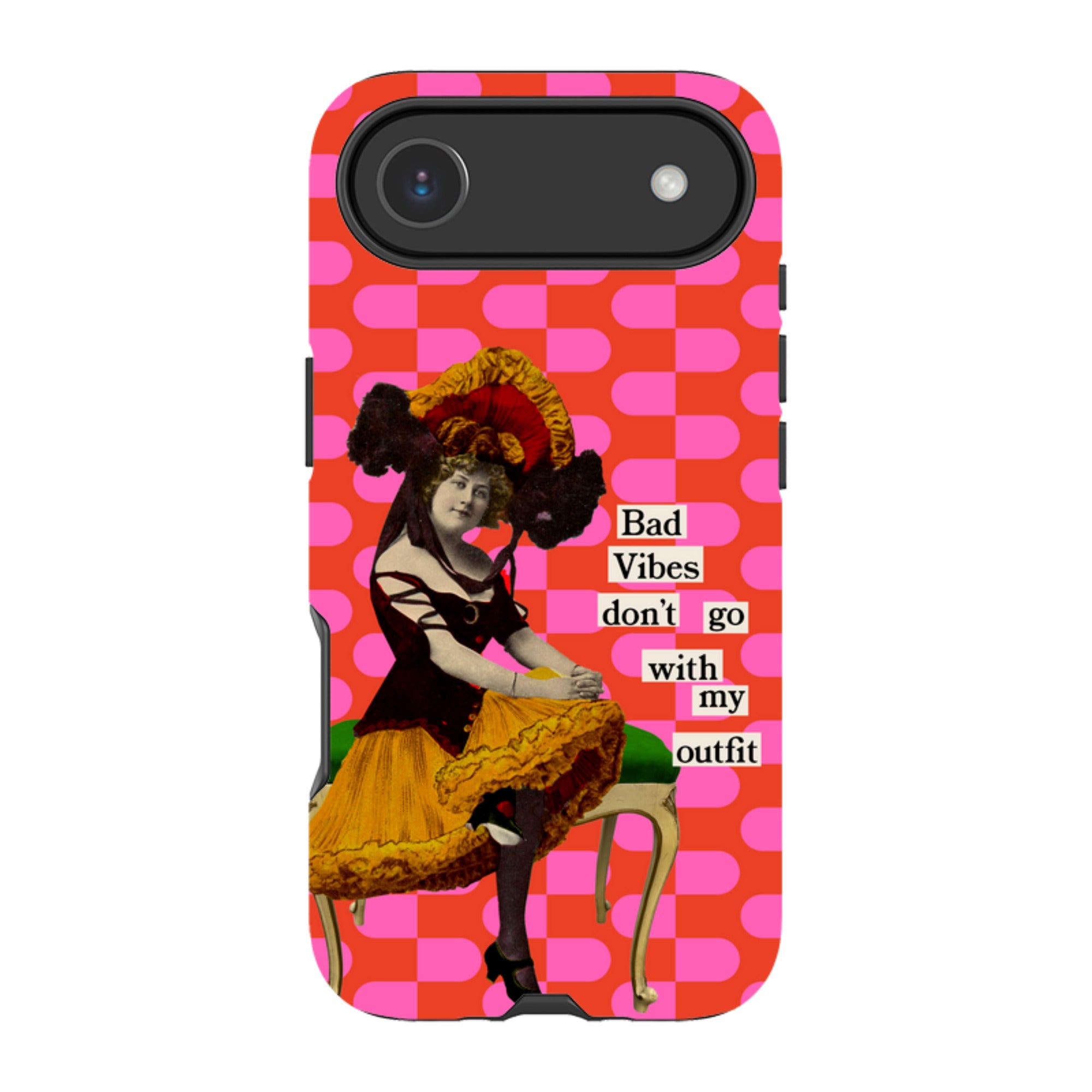 iPhone Tough Case - Bad Vibes By Clare Jordan