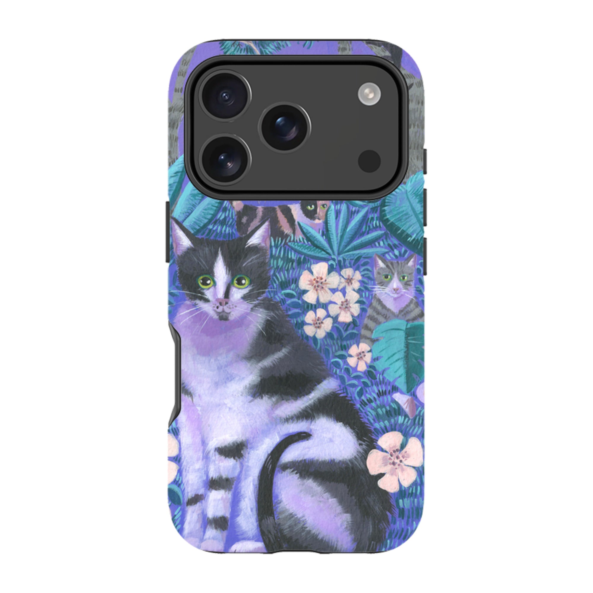 iPhone MagSafe Tough Case - Night Cats 2 By Mary Stubberfield