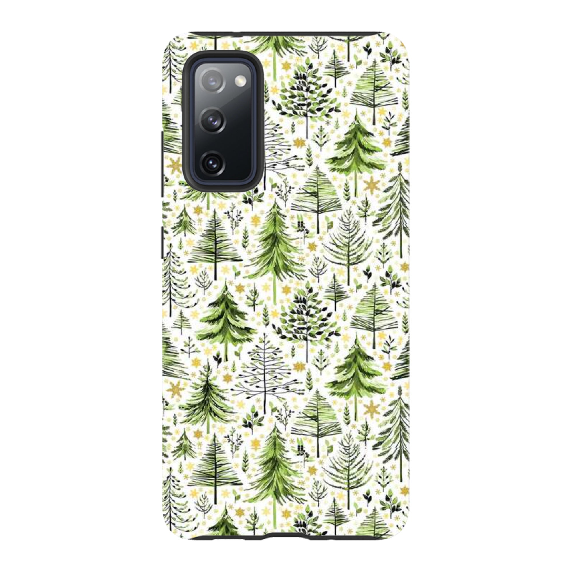 Samsung Tough Case - Green Xmas Trees By Elisabeth Haager