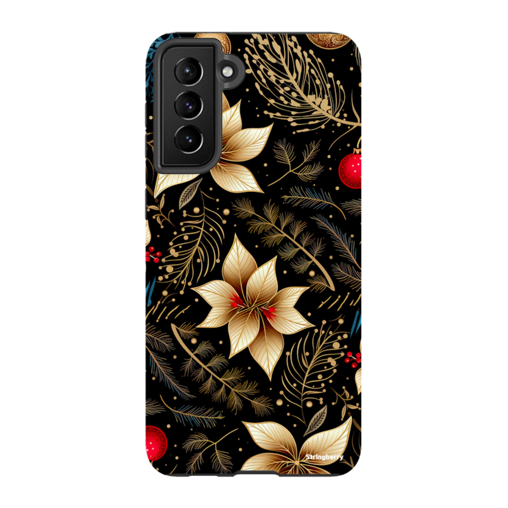 Samsung Tough Case -Golden Winter Floral