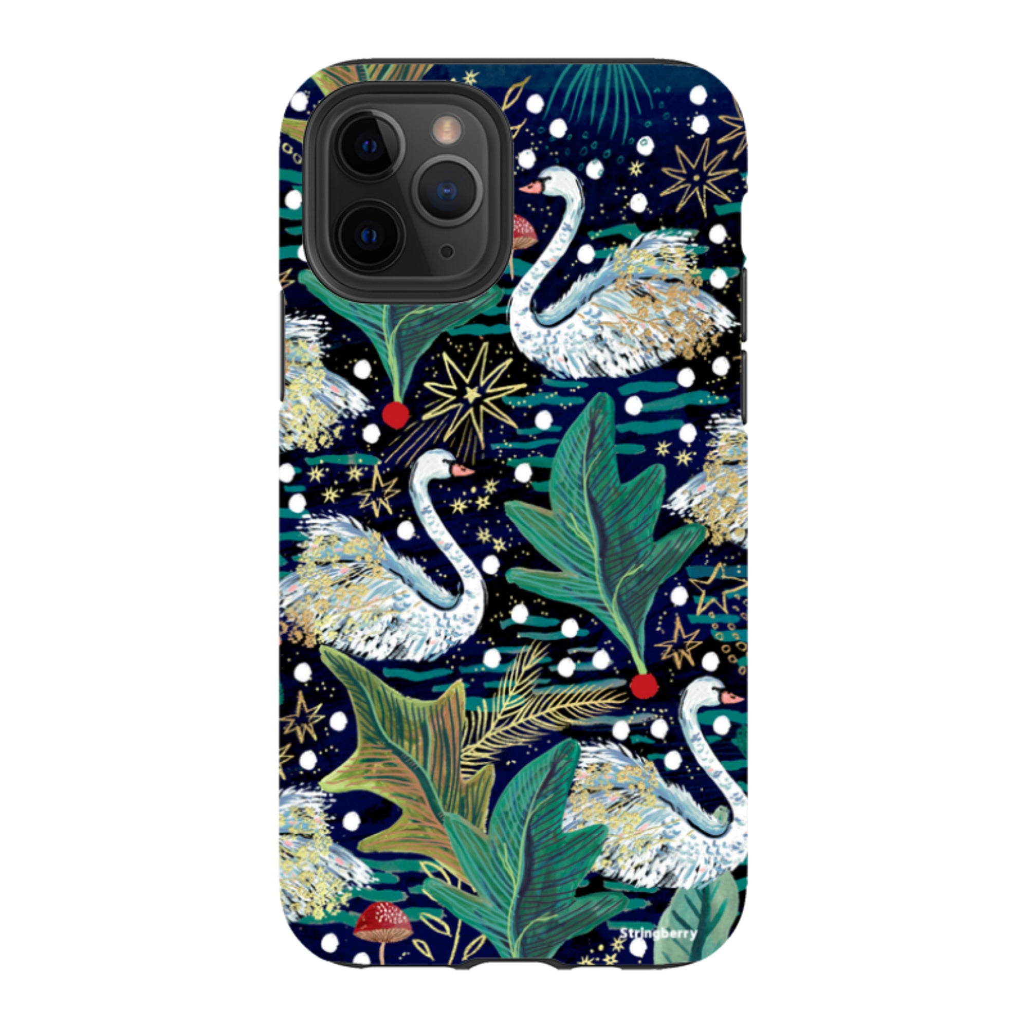 iPhone Tough Case - Swan By Emma Frances Grant