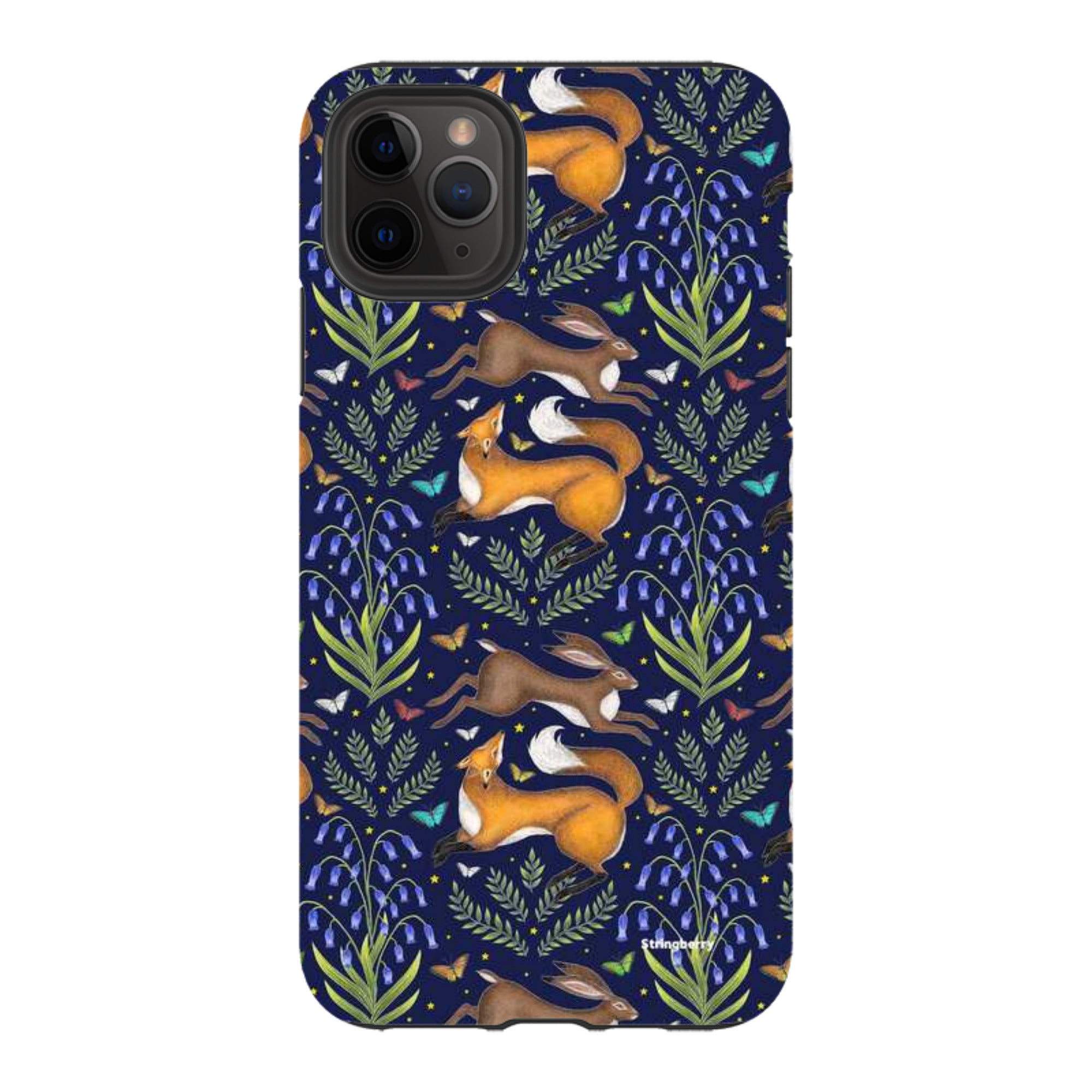 iPhone Tough Case - Fox And Hare By Catherine Rowe