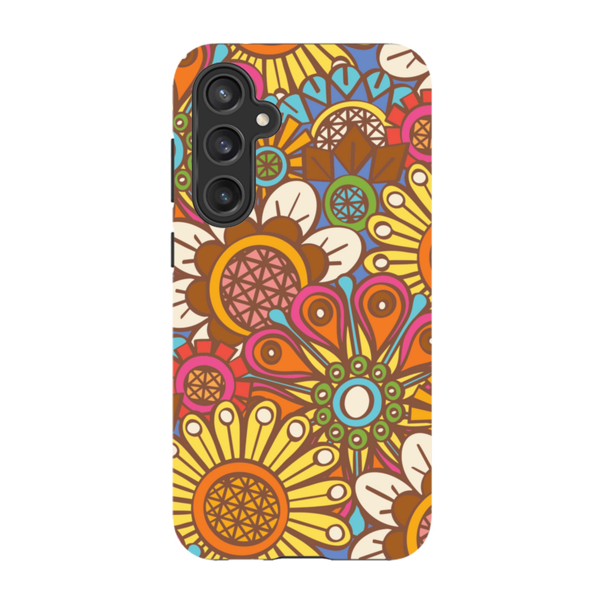 Samsung Tough Case - Retro Posy Brights By Amelia Bowman