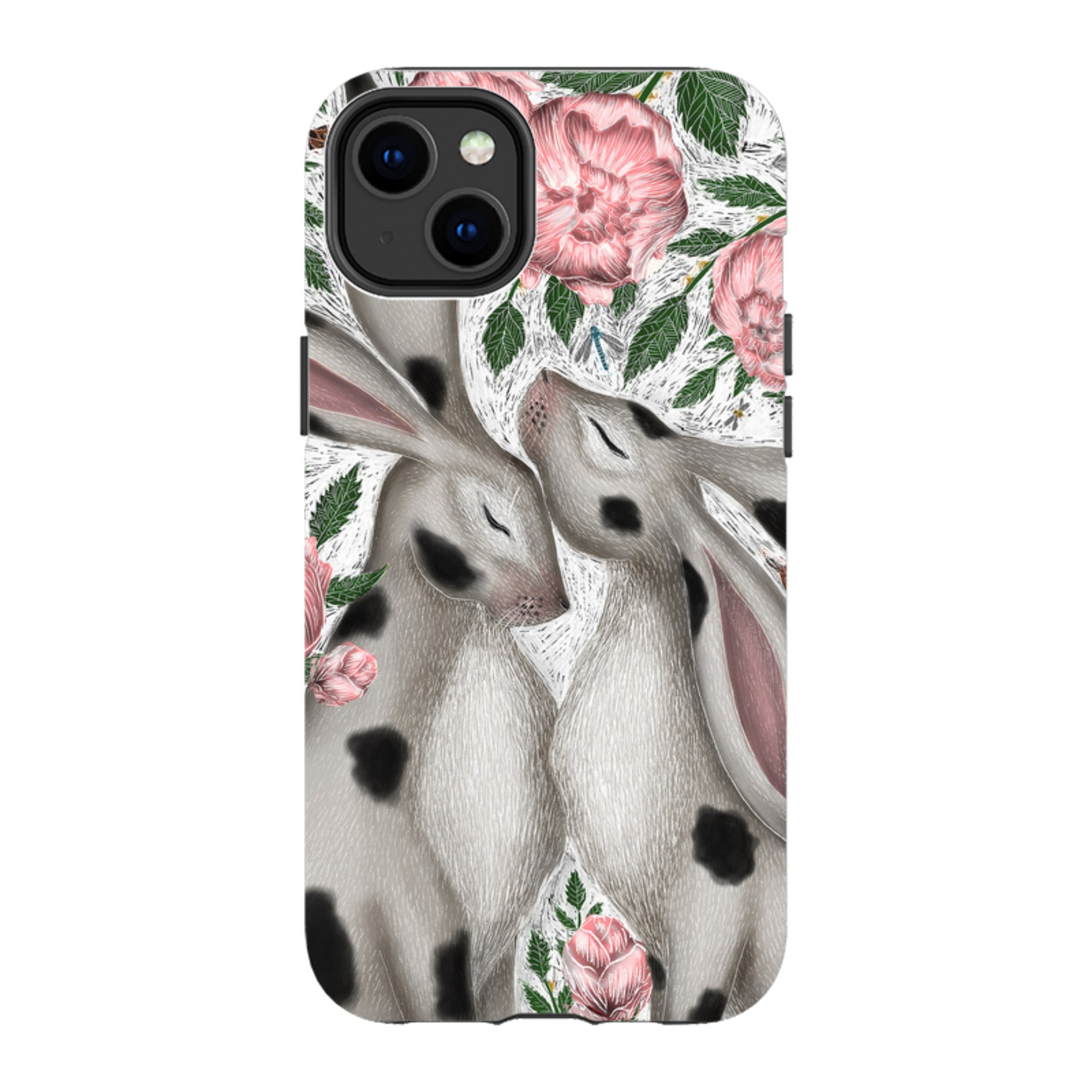 iPhone Tough Case - Hares And Peonies By Catherine Rowe