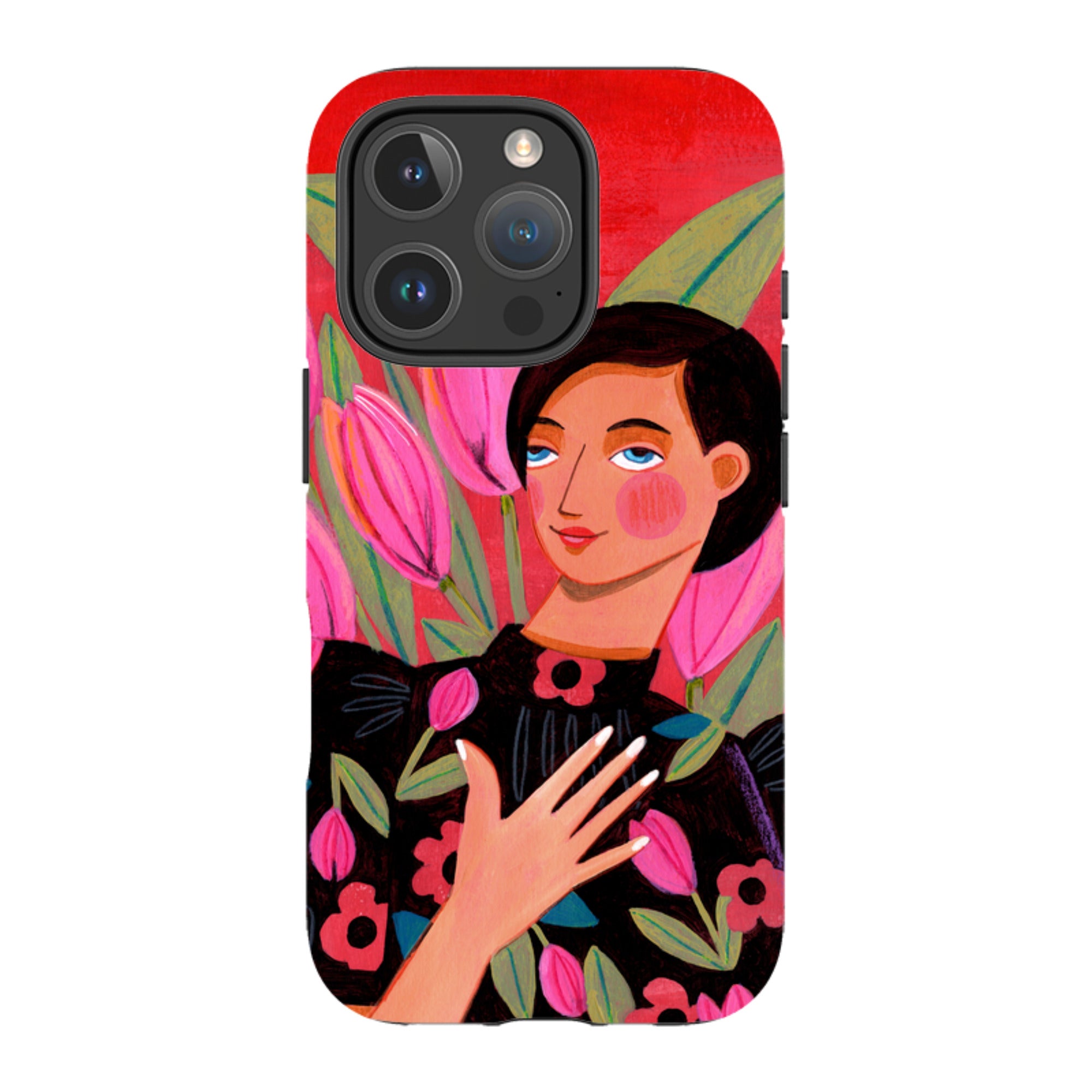iPhone MagSafe Tough Case -  Tulip Woman By Caroline Bonne Muller