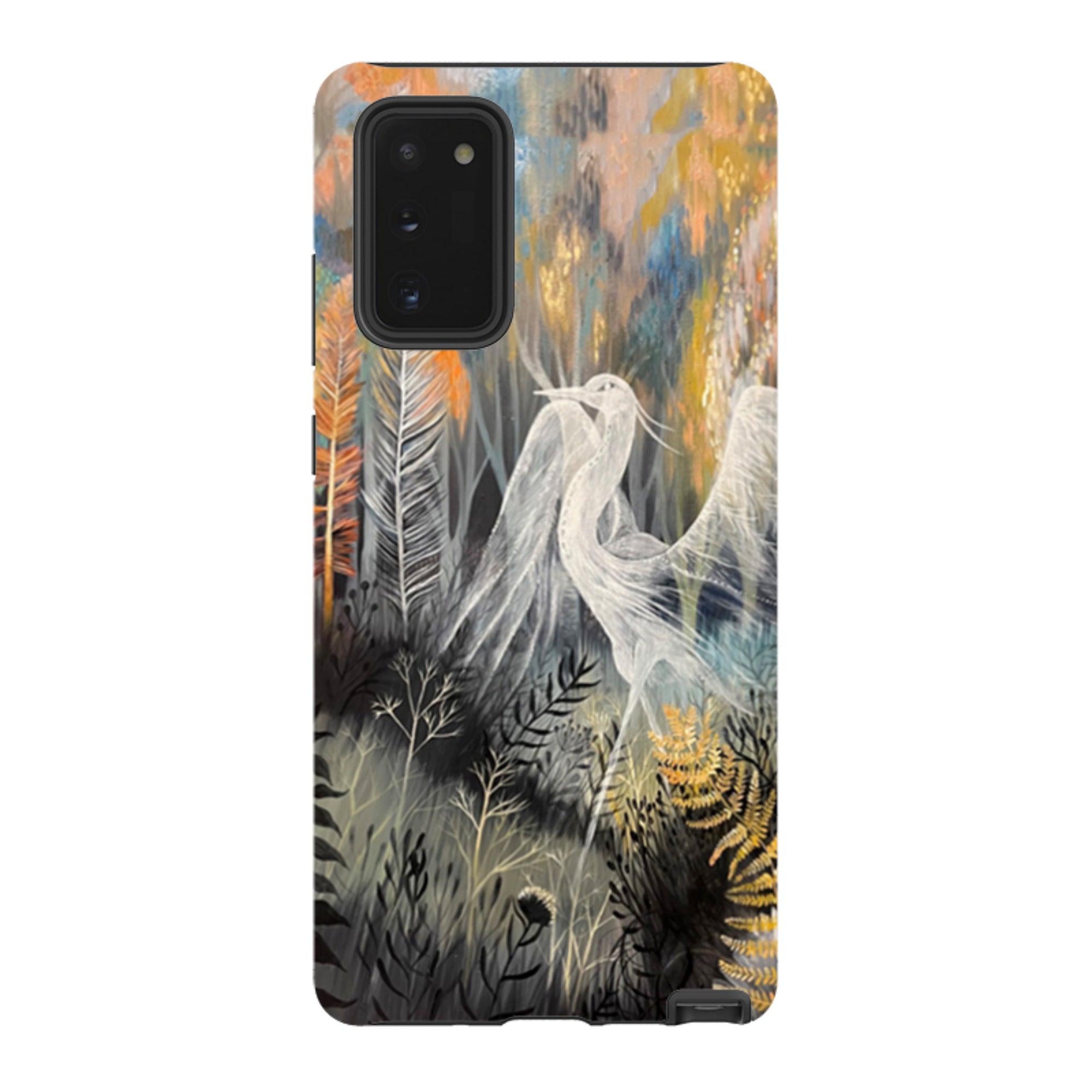 Samsung Tough Case - Ghost Heron By Mia Underwood