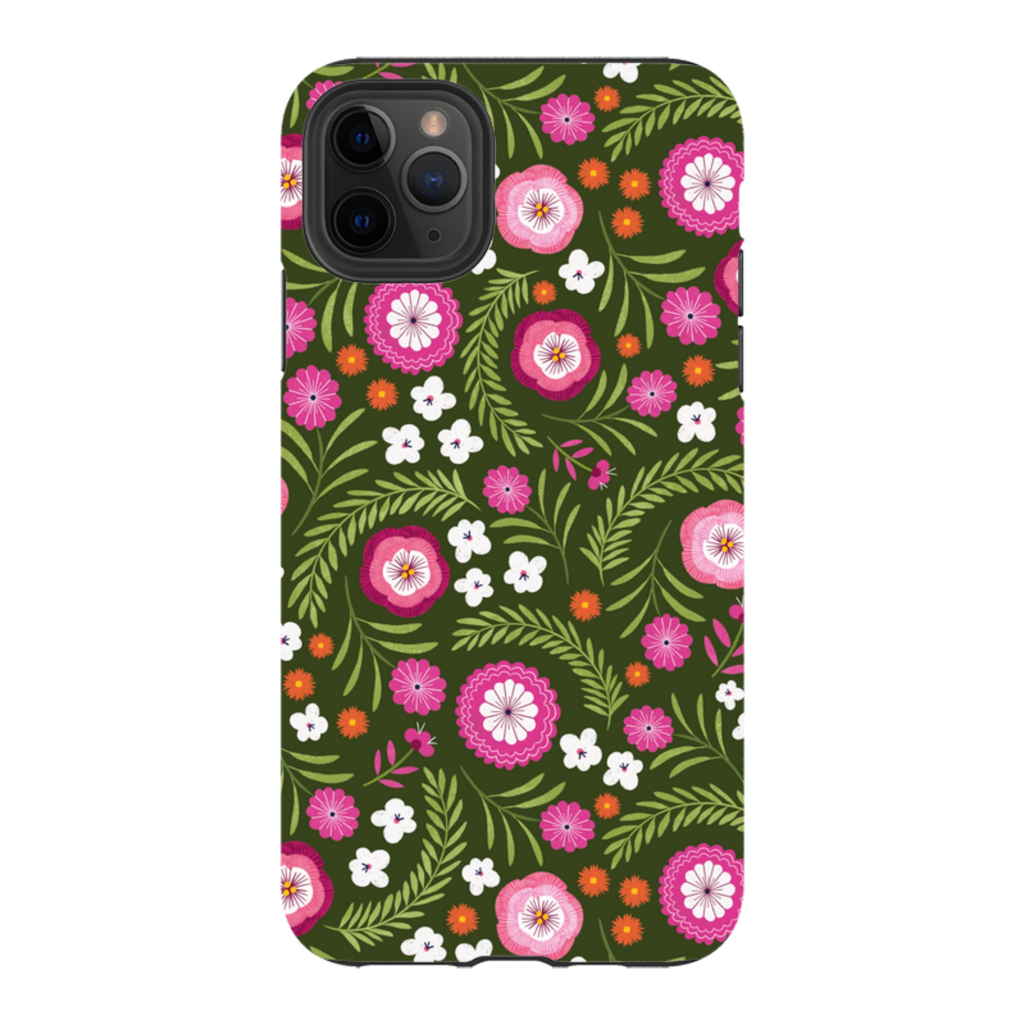 iPhone Tough Case - Posy Garden III By Ali Brookes