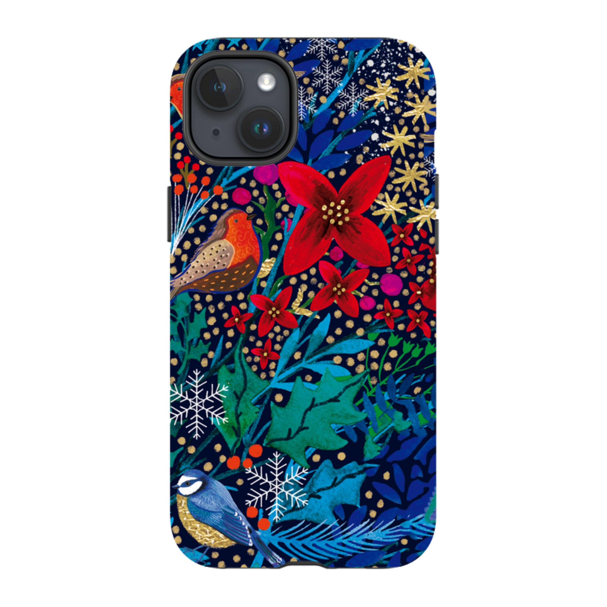 iPhone MagSafe Tough Case - Xmas Robin II By Emma Frances Grant