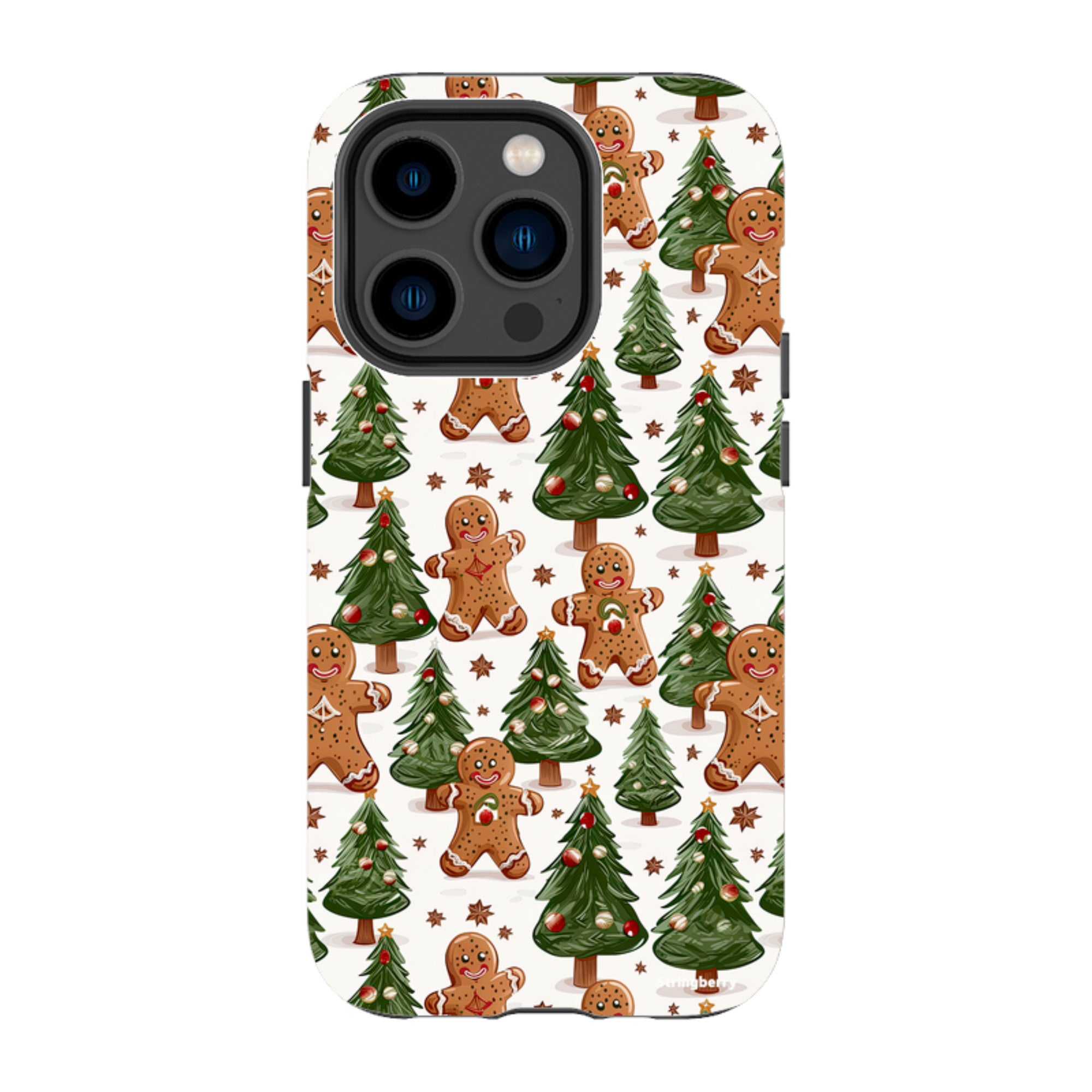 iPhone Tough Case - Ginger Bread Xmas III
