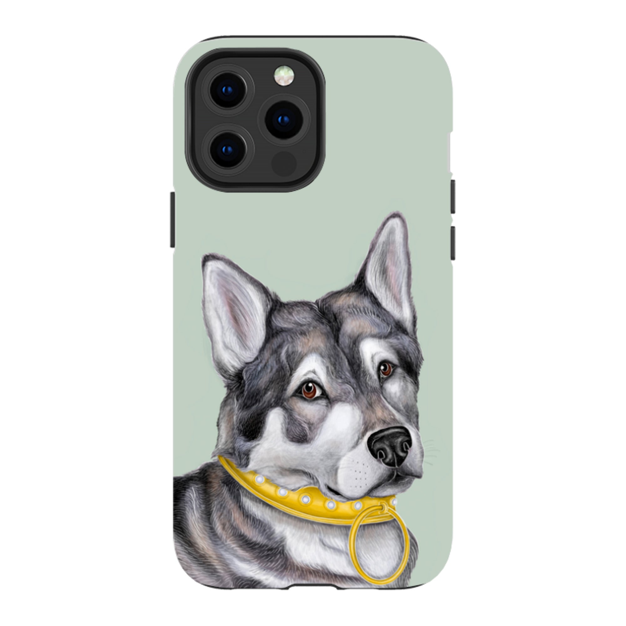 iPhone MagSafe Tough Case - Huskey By Catherine Rowe