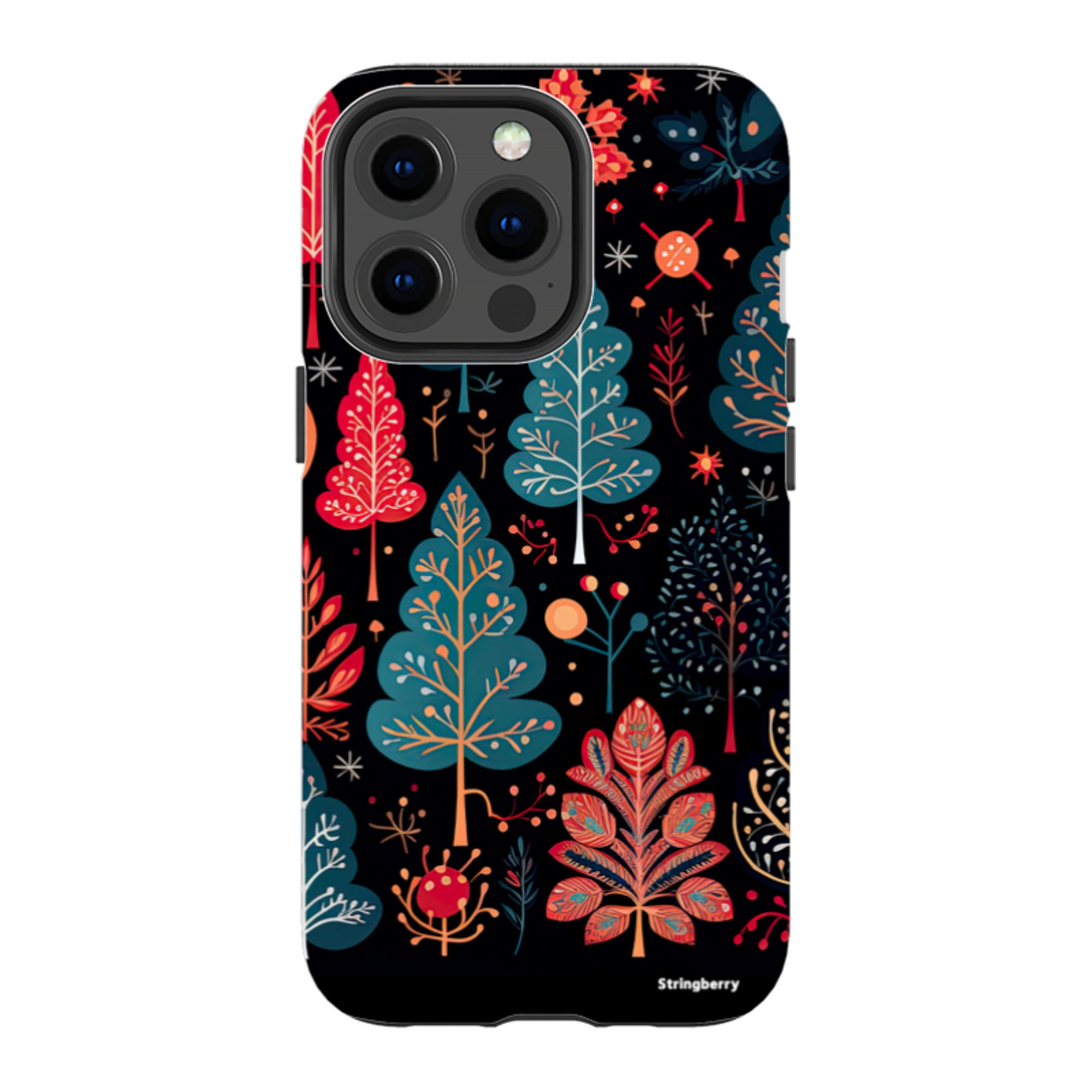 iPhone Tough Case - Dark Winter Forest
