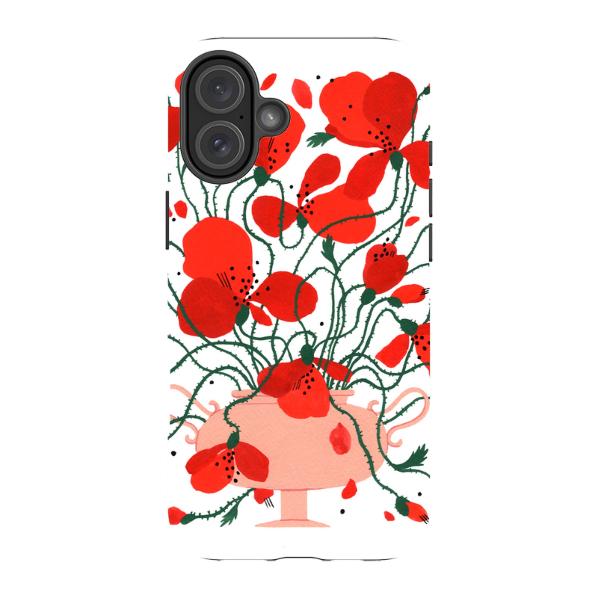 iPhone MagSafe Tough Case -  Poppies By Madalina Andronic