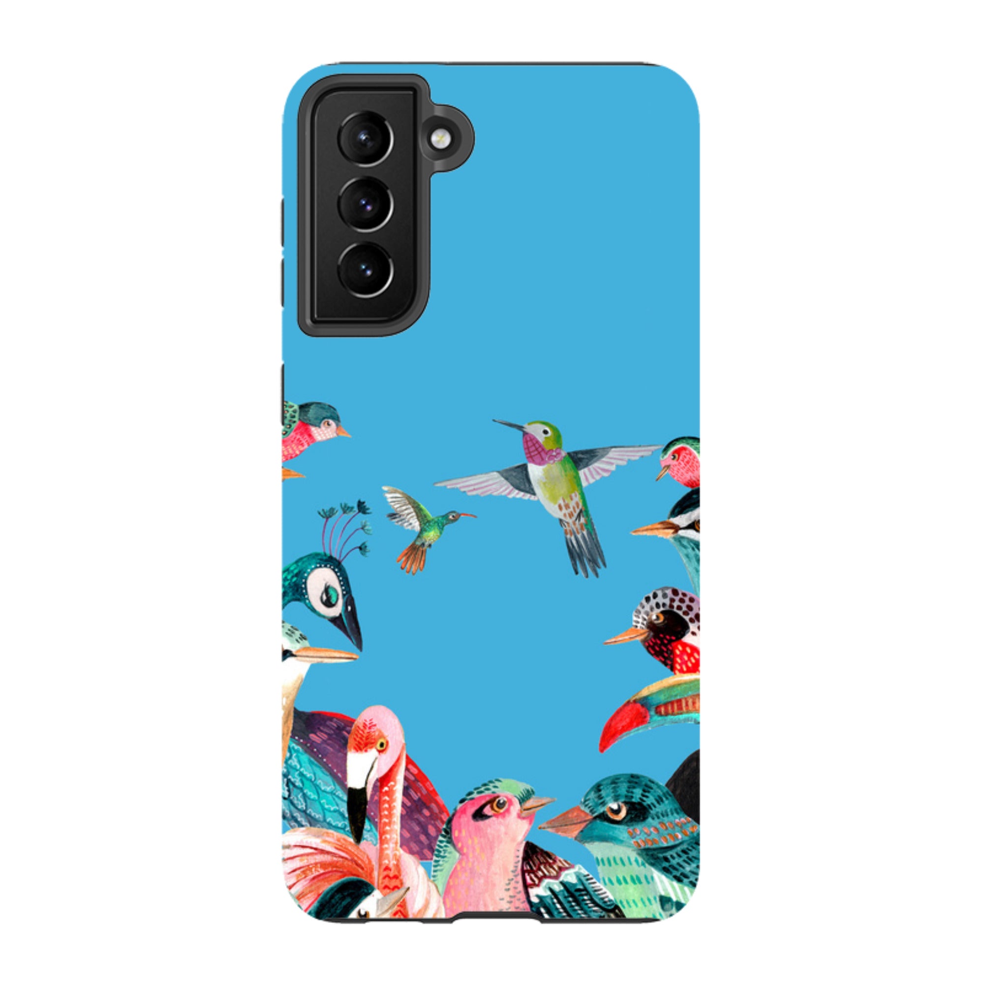 Samsung Tough Case - Blue Birds By Caroline Bonne Muller
