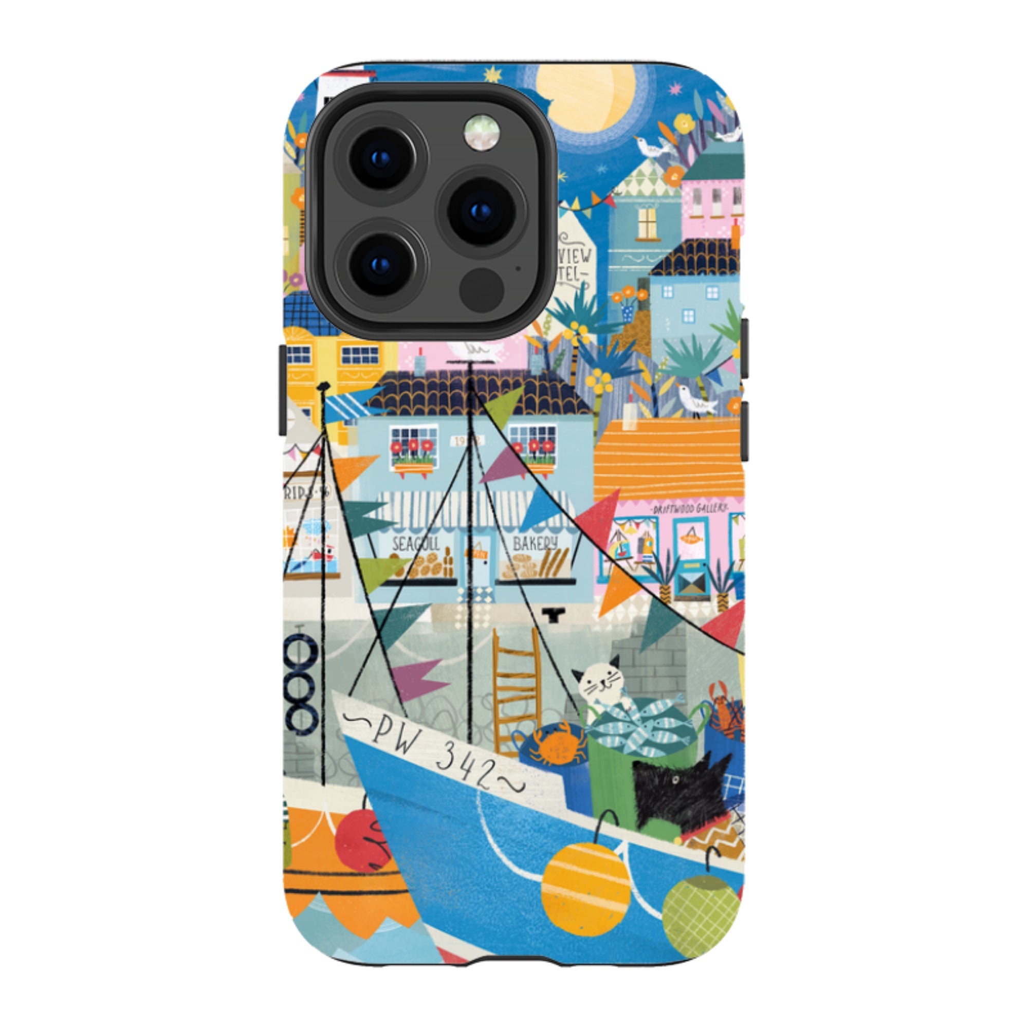 iPhone MagSafe Tough Case - Night Harbour 1 By Ali Brookes