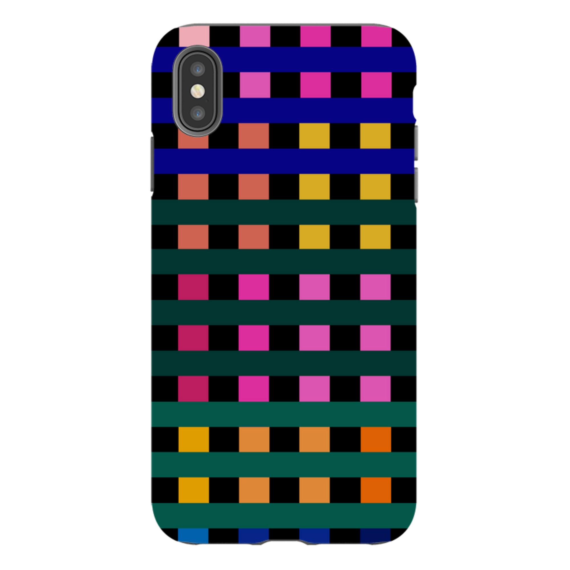 iPhone Tough Case - Newton Check By Kitty Joseph