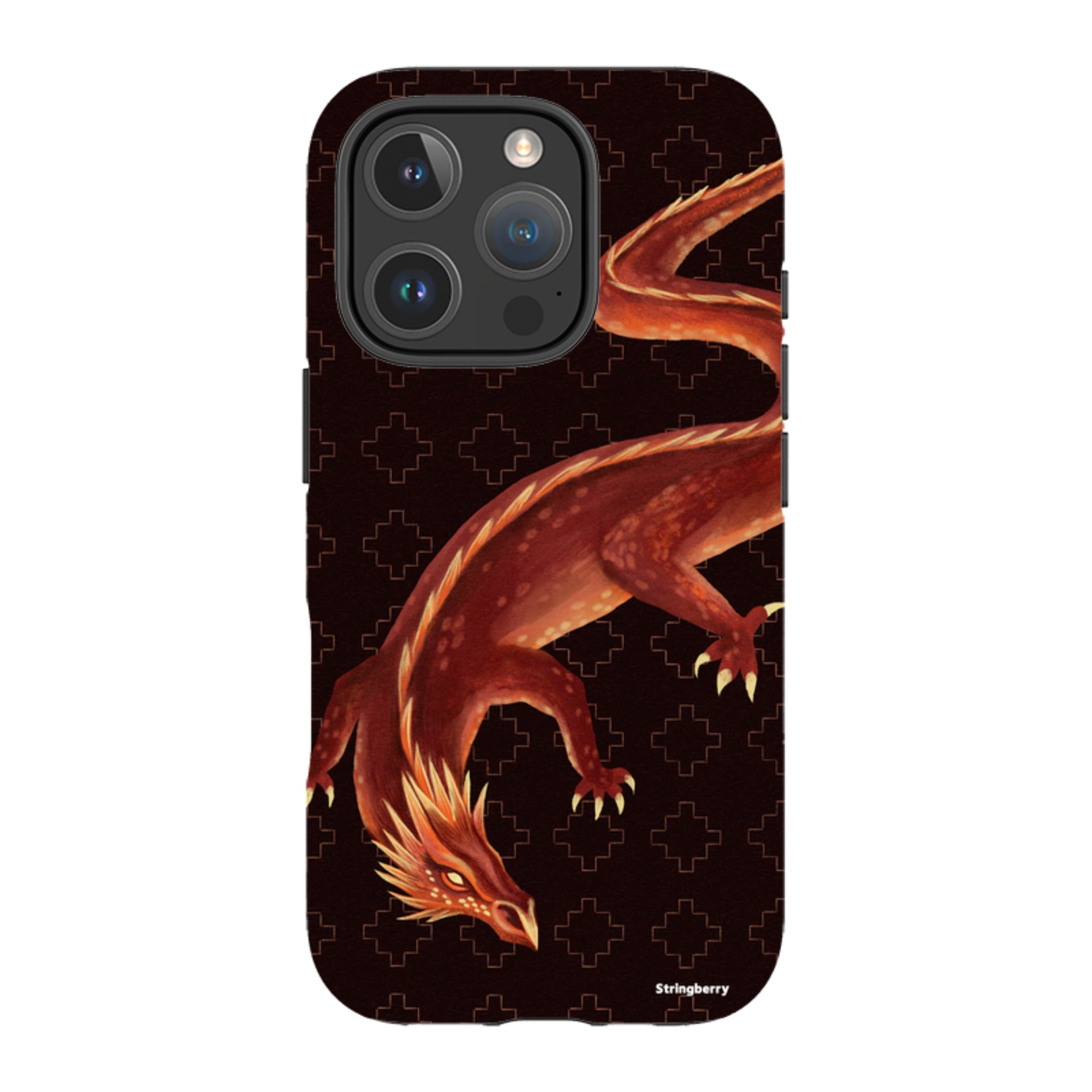iPhone MagSafe Tough Case - Beowulf Dragon By Anna Stead