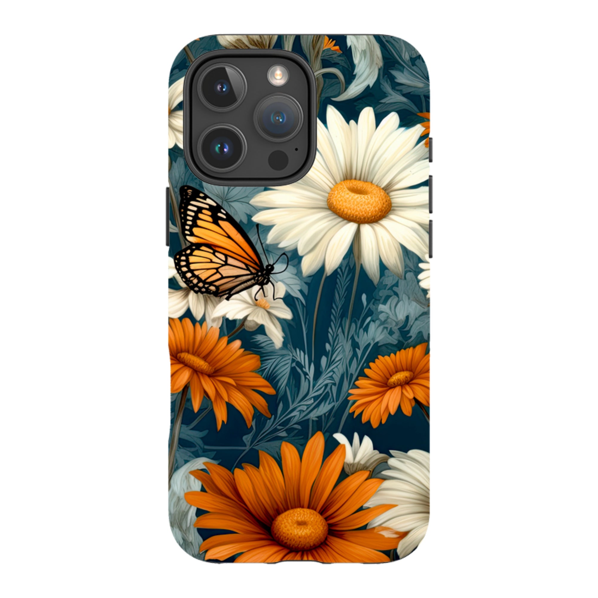 iPhone MagSafe Tough Case - Butterfly Daisies