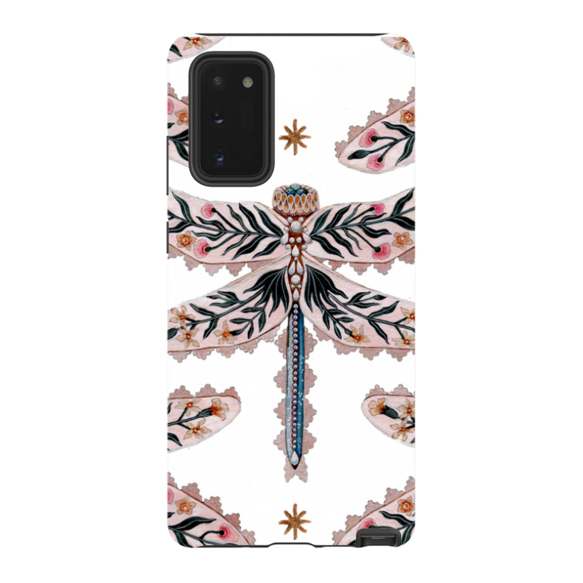 Samsung Tough Case - Dragonfly Pattern By Maria Matos