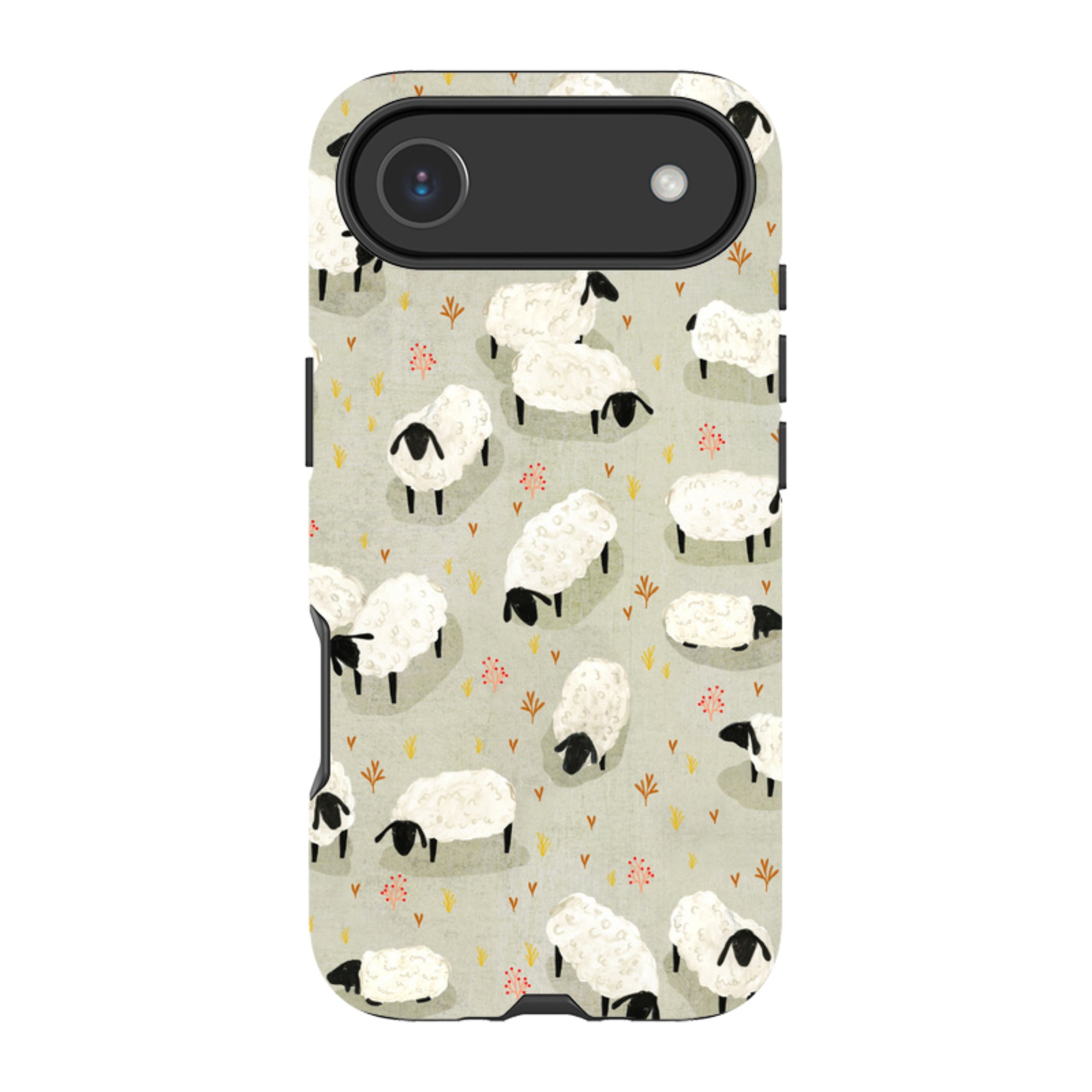 iPhone MagSafe Tough Case - Sheep Grey By Katherine Quinn