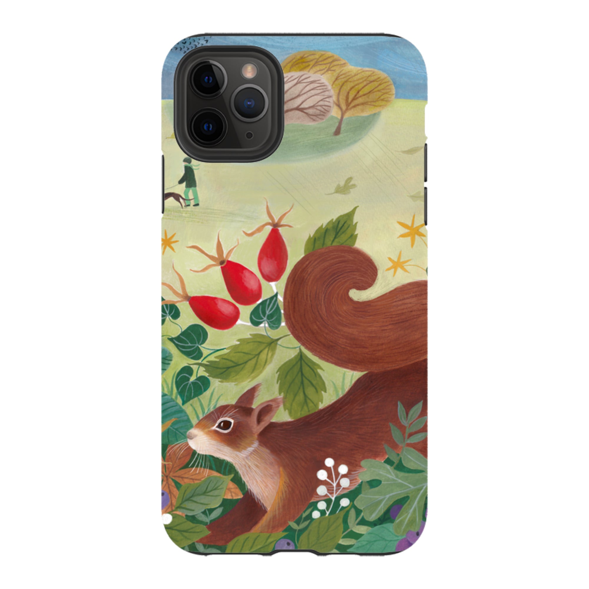 iPhone Tough Case - Autumn Squirrel By Bex Parkin