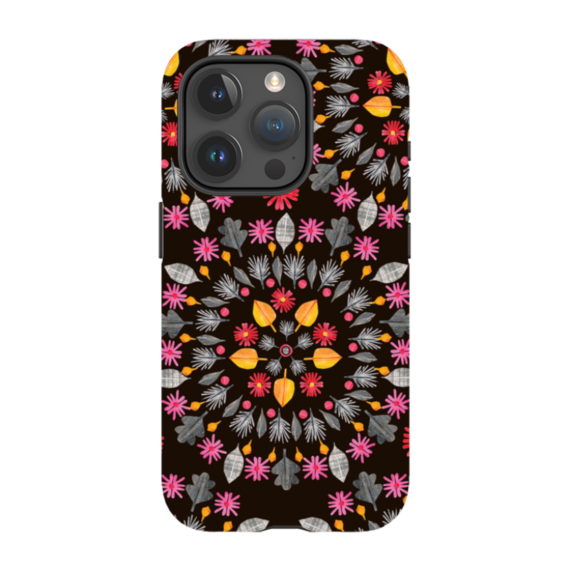iPhone MagSafe Tough Case - Autumn Mandala By Tracey English