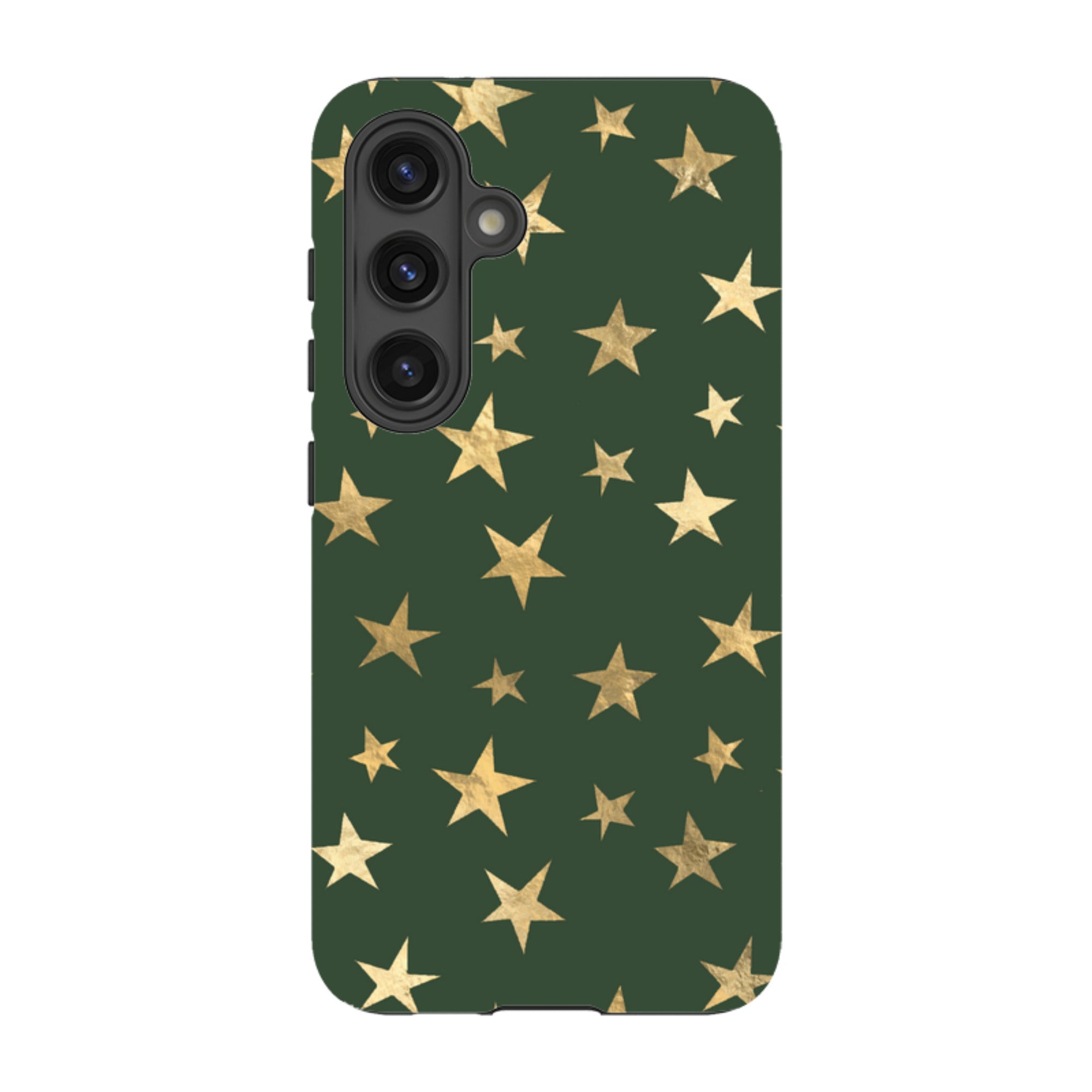Samsung Tough Case - Green and Gold Stars