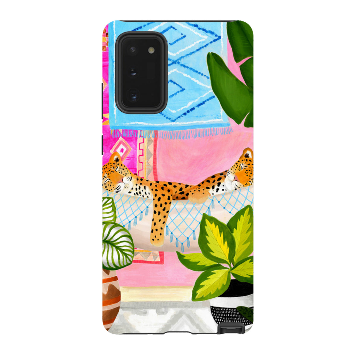 Samsung Tough Case - Leopards In Hammock By Bex Parkin