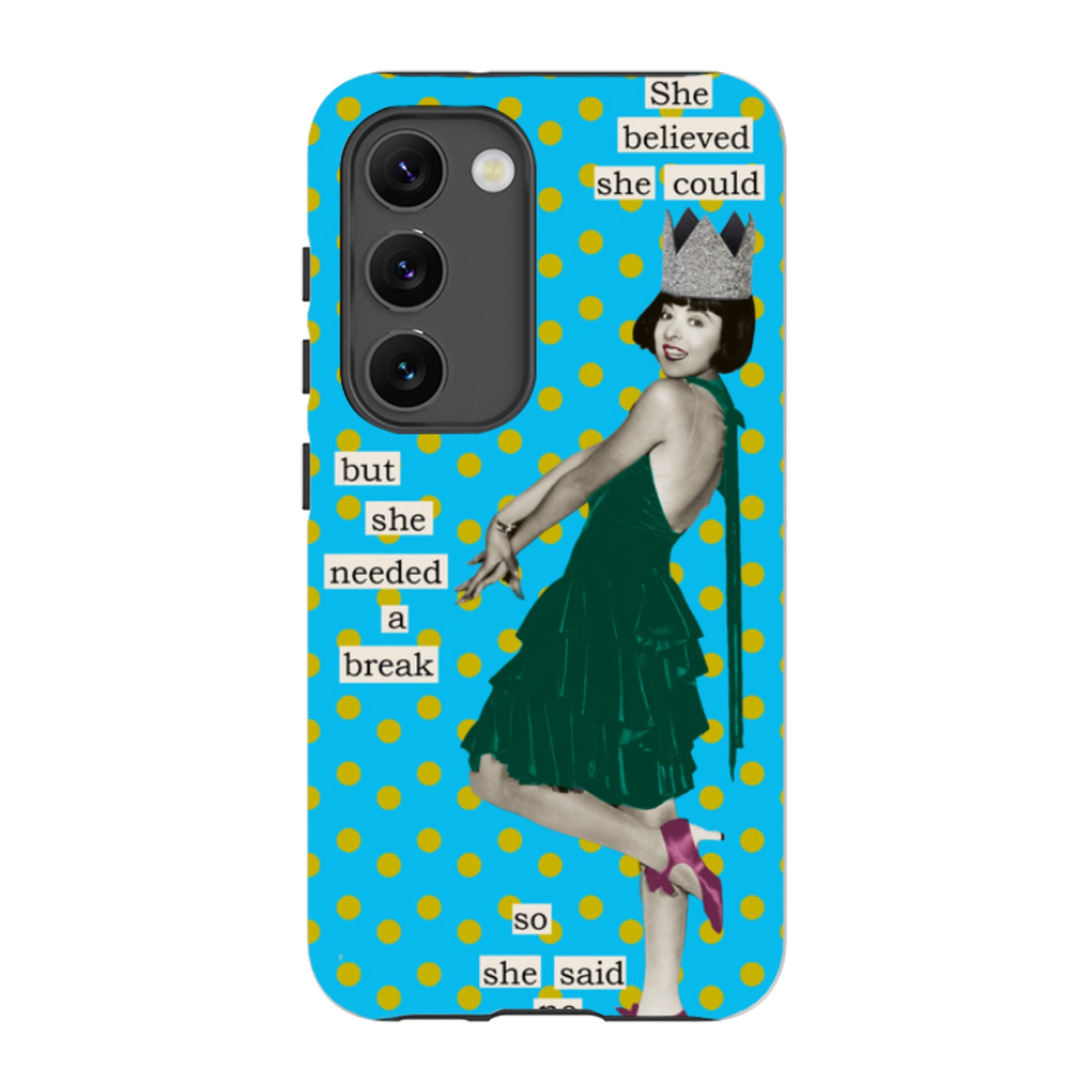 Samsung Tough Case - She Believed She Could By Clare Jordan