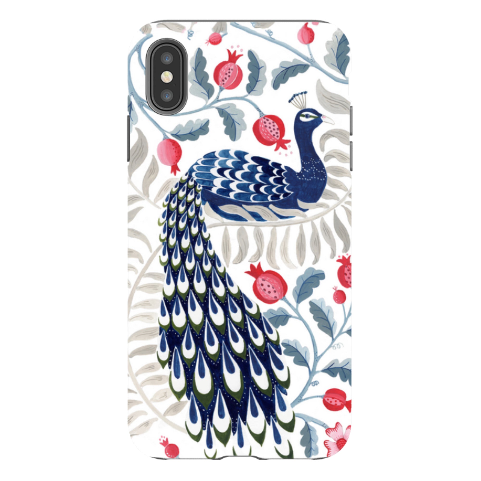 iPhone Tough Case - Peacock By Bex Parkin