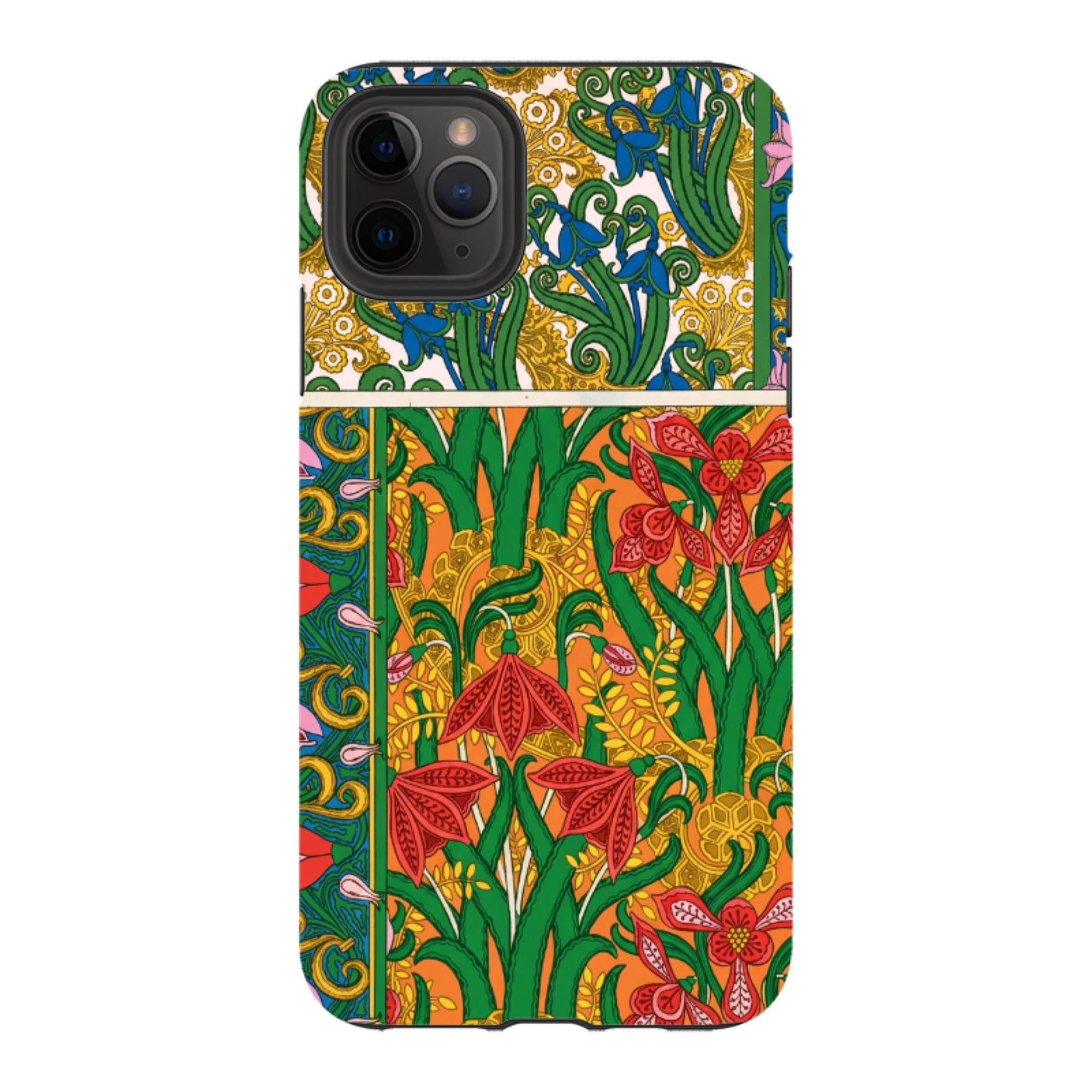 iPhone Tough Case - Vintage Art Nouveau Lily