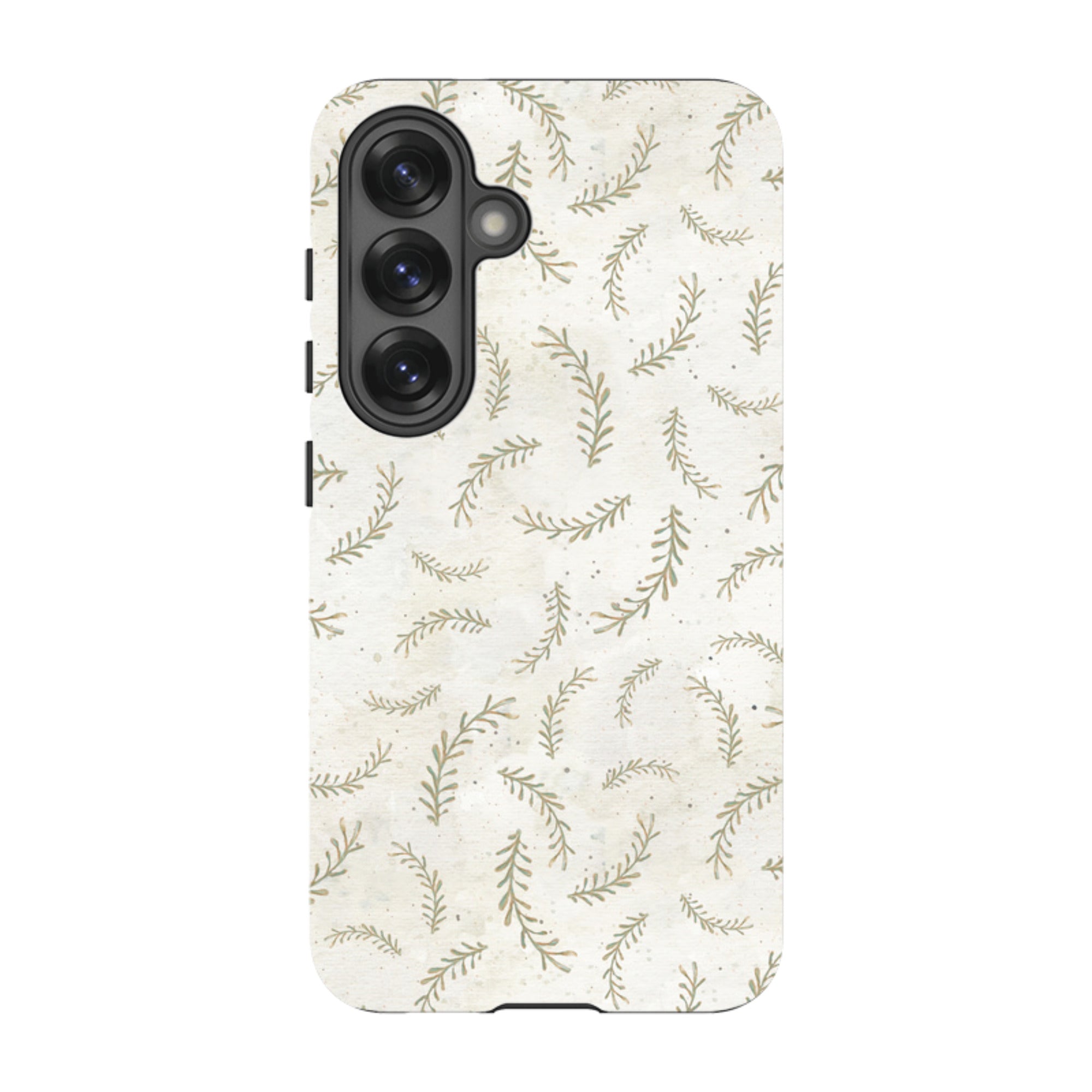 Samsung Tough Case - Feathers Grey By Katherine Quinn