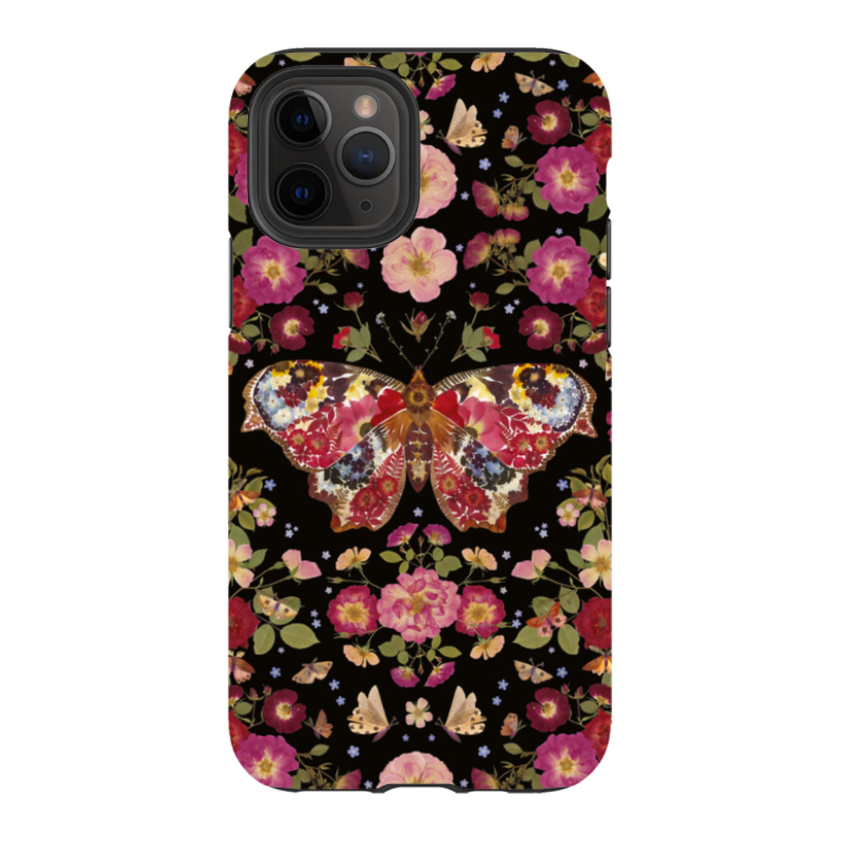 iPhone Tough Case - Midnight Butterfly By Helen Ahpornsiri