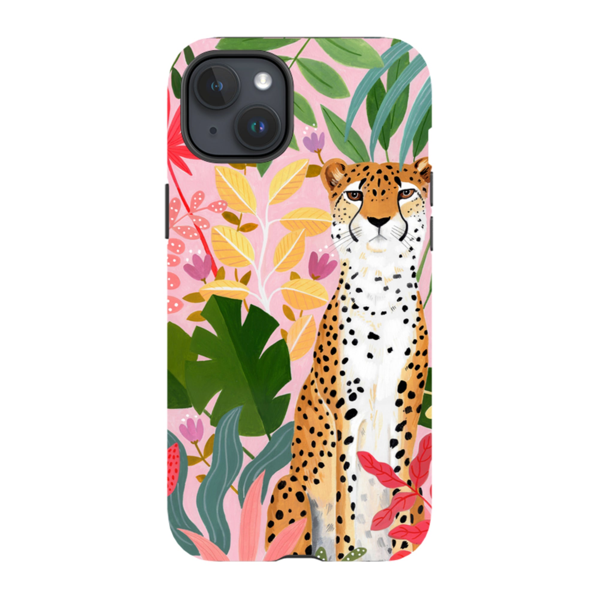 iPhone MagSafe Tough Case - Cheetah Jungle By Bex Parkin