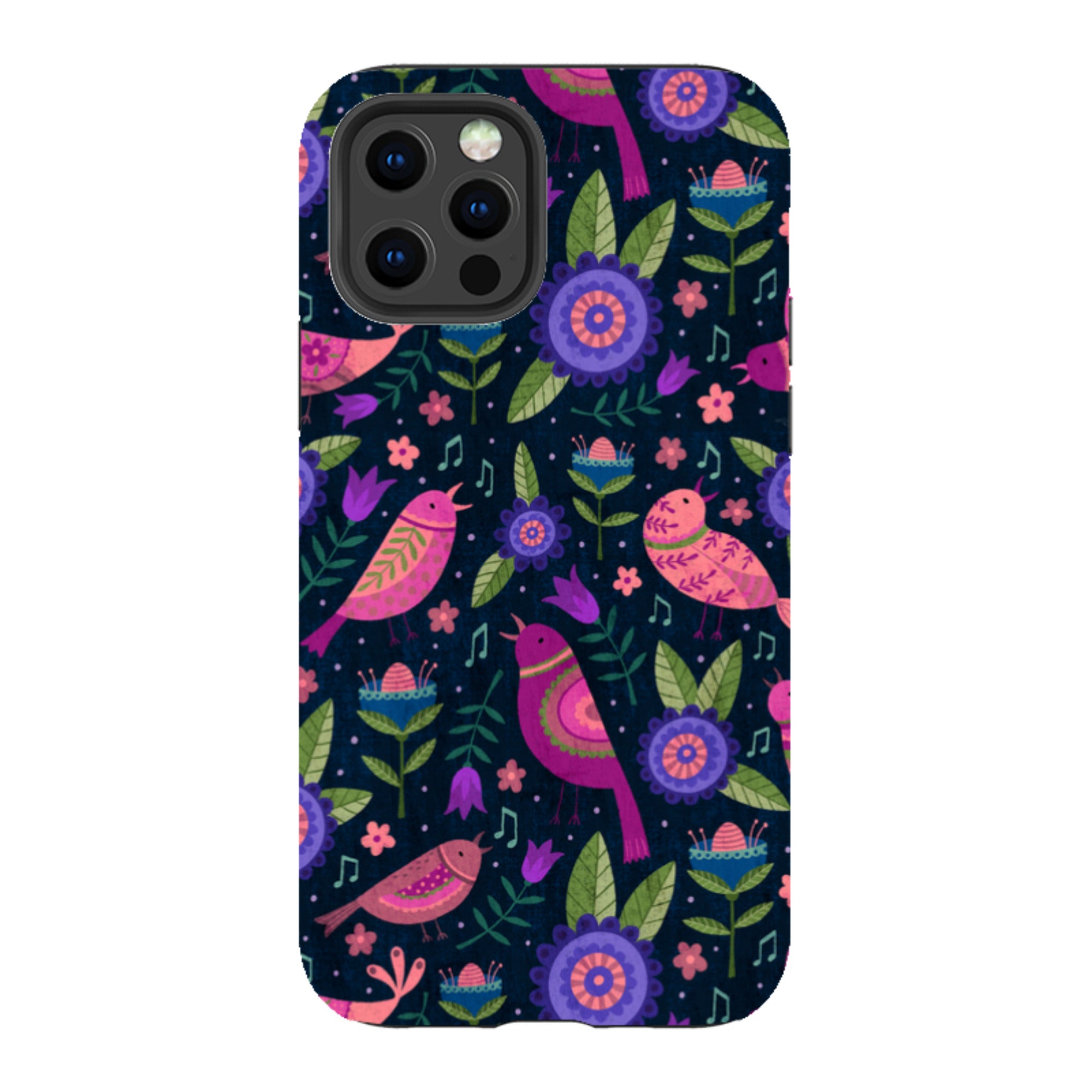 iPhone Tough Case - Bird Pattern VI By Suzy Taylor