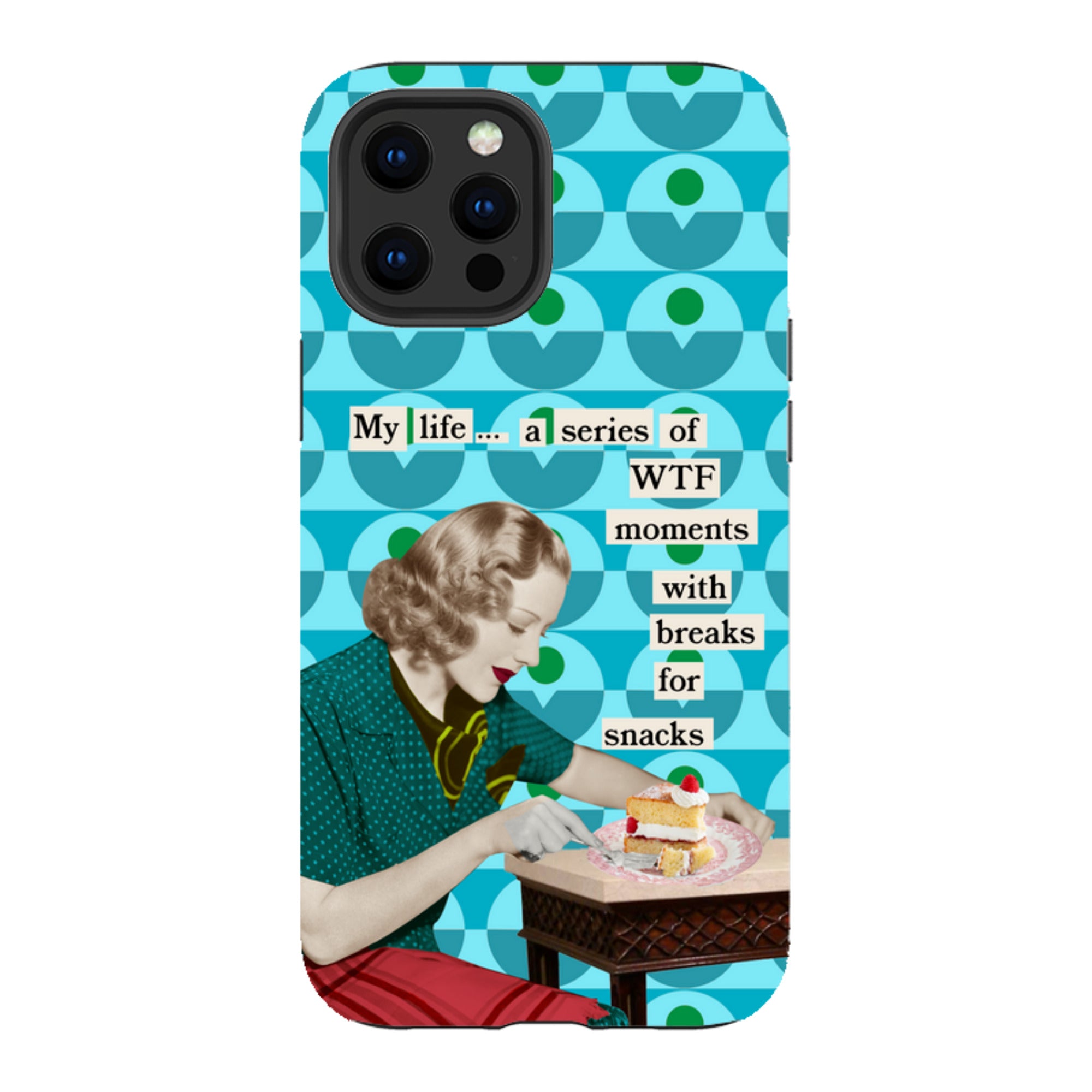 iPhone Tough Case - WTF By Clare Jordan